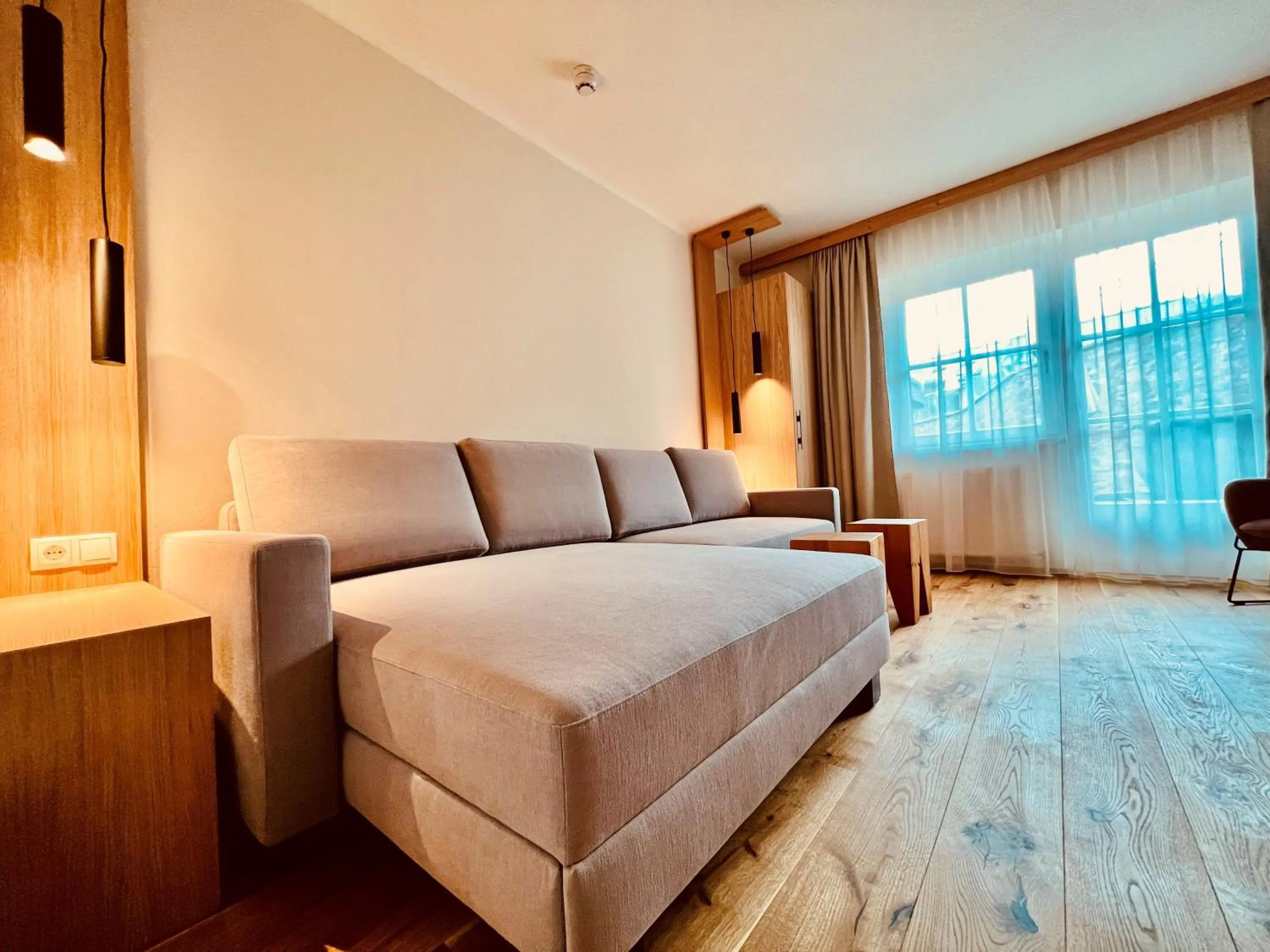 Living room, Bed in Hotel Annelies