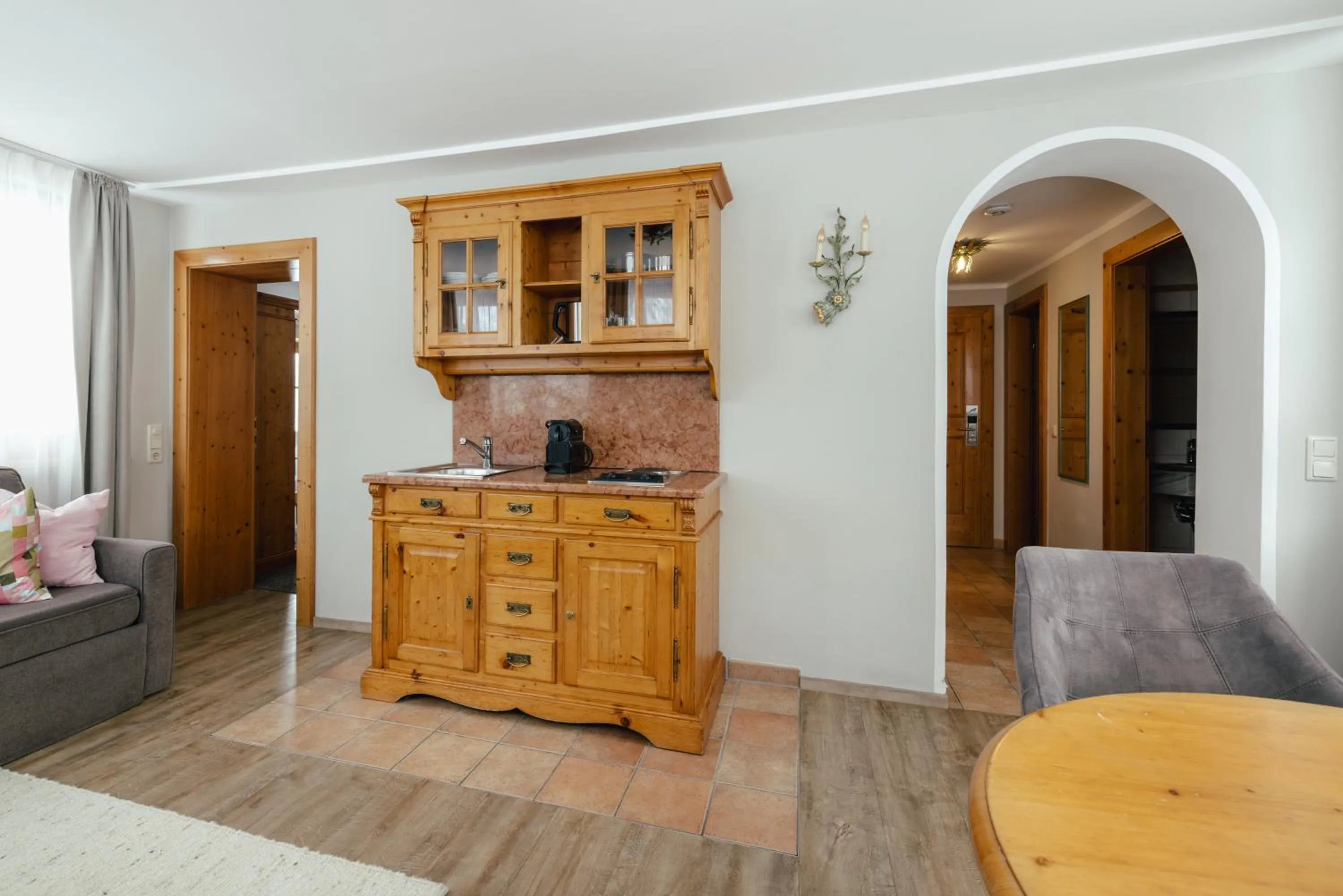 Kitchen or kitchenette in Hotel Annelies
