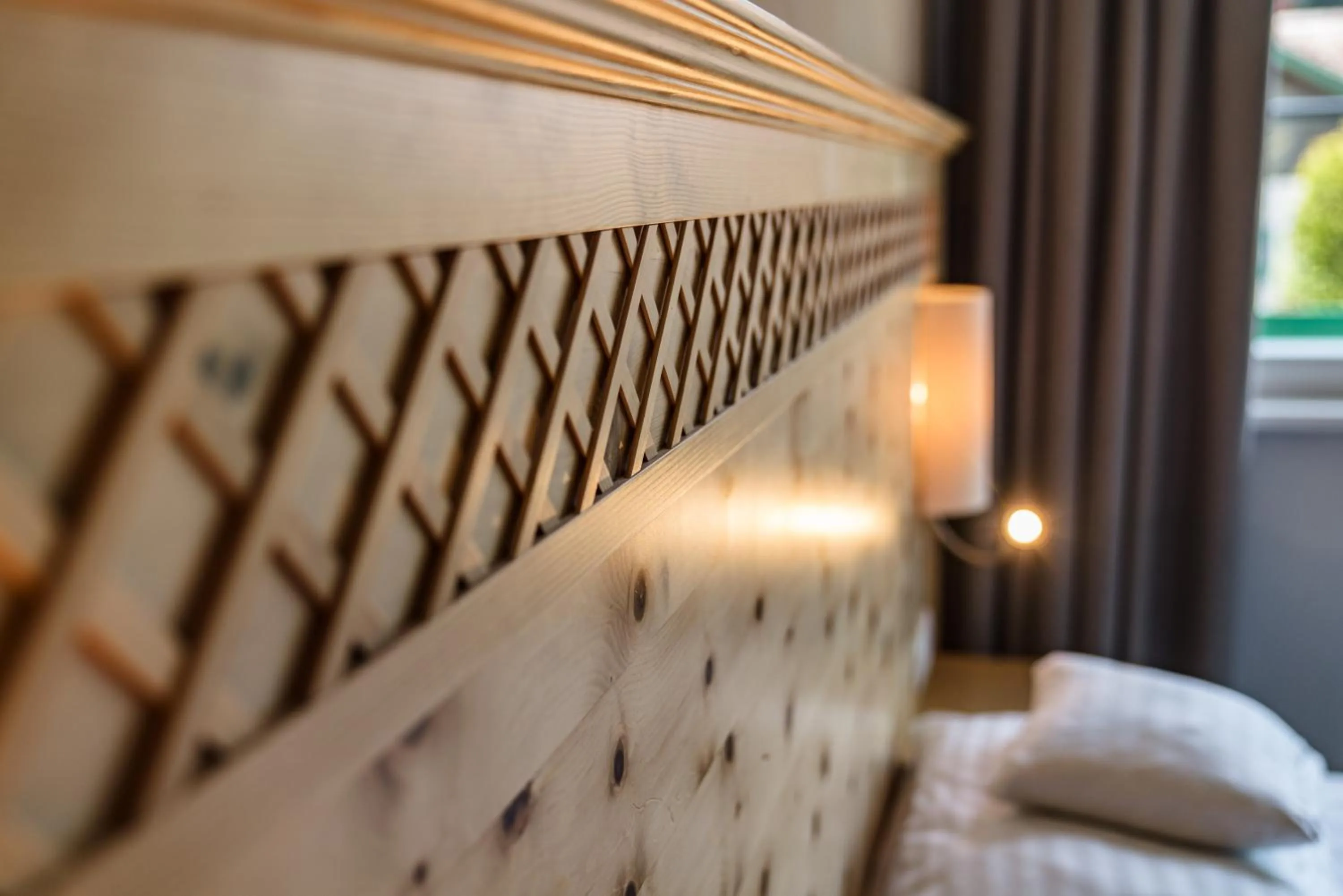 Decorative detail, Bed in Hotel Annelies