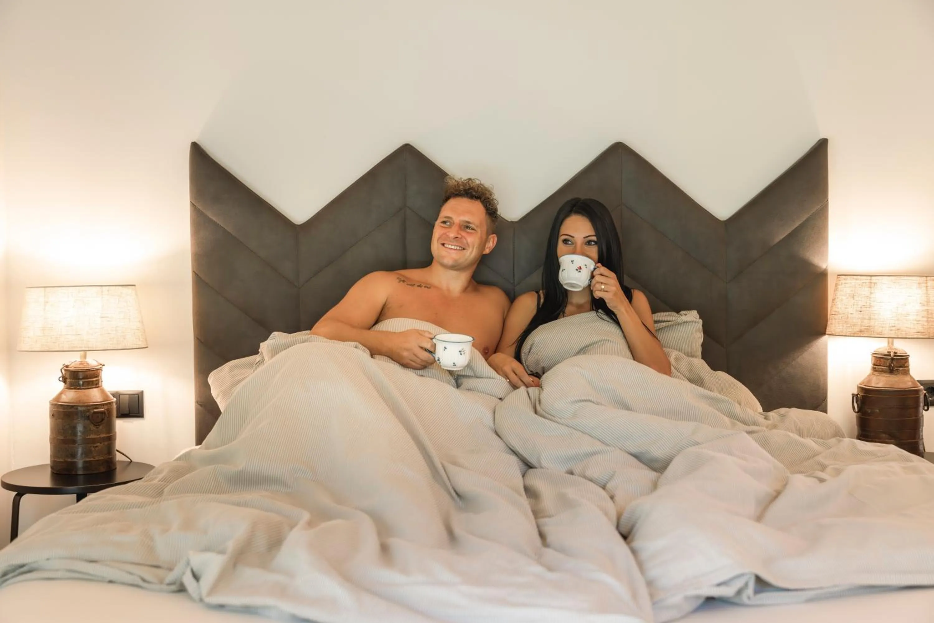 Bed in Hotel Annelies