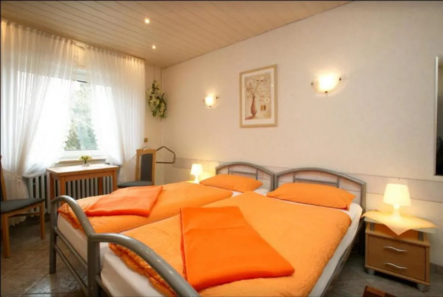 Bed in Pension Waldau