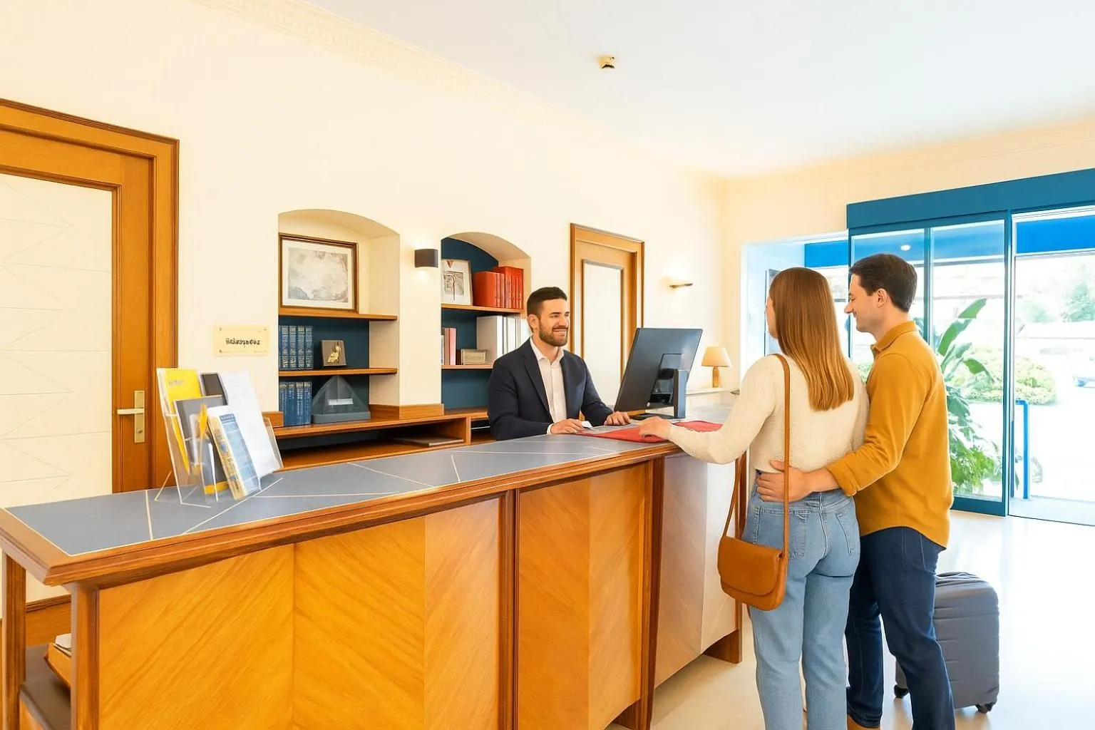 Staff in Cit'Hotel Logis De Brou, Bourg en Bresse