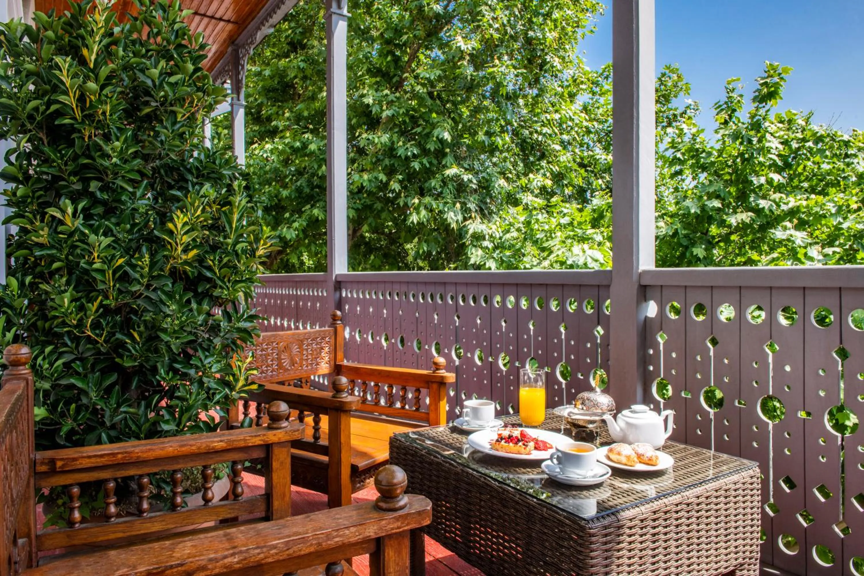 Balcony/Terrace in River Side Hotel Tbilisi
