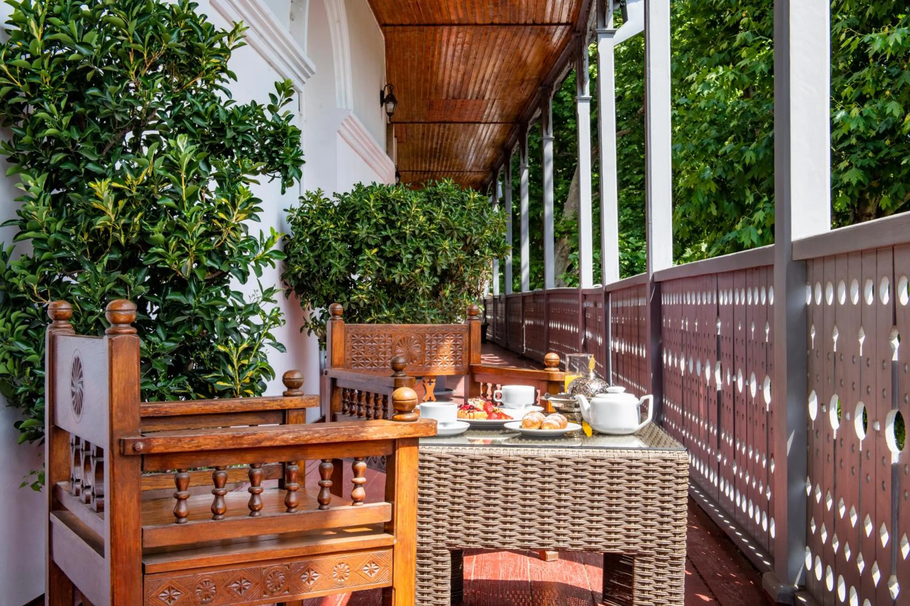Balcony/Terrace in River Side Hotel Tbilisi