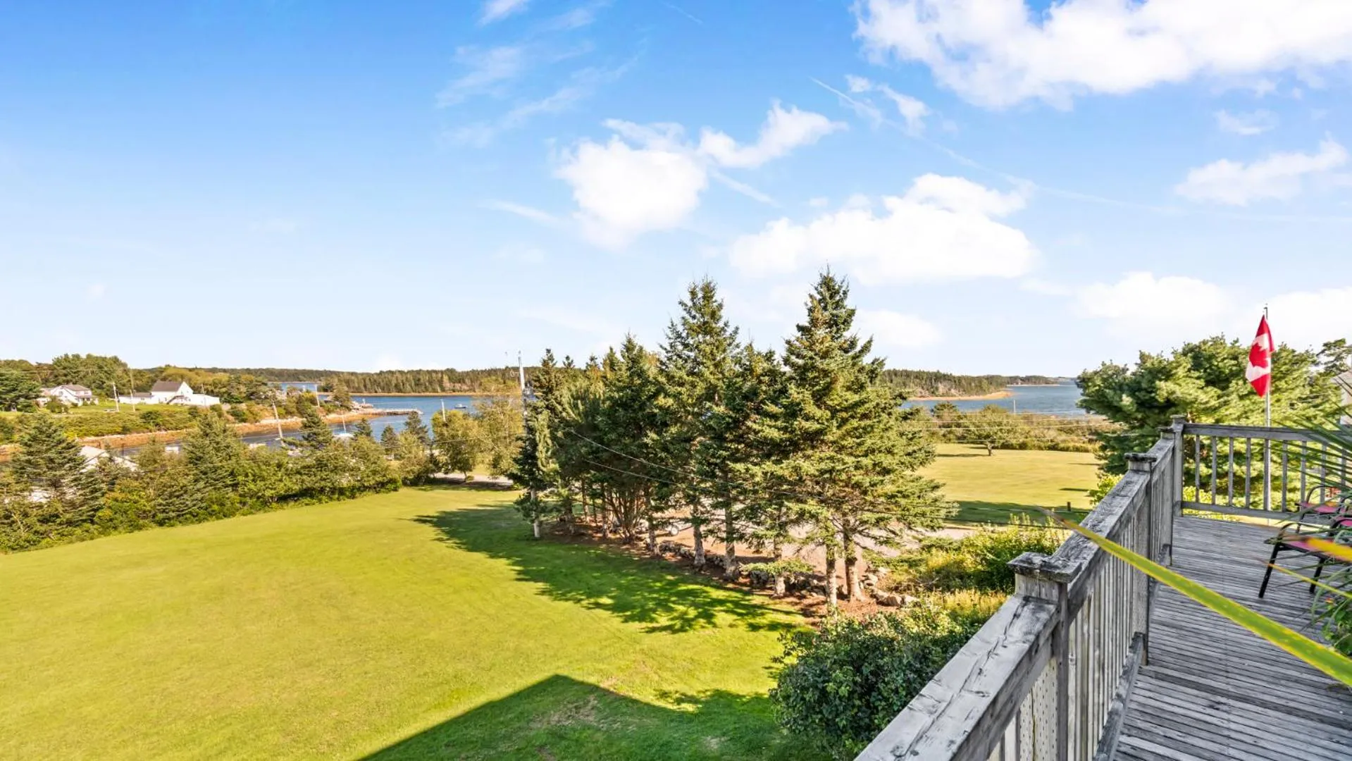 Garden view in Bayview Pines Country Inn B&B
