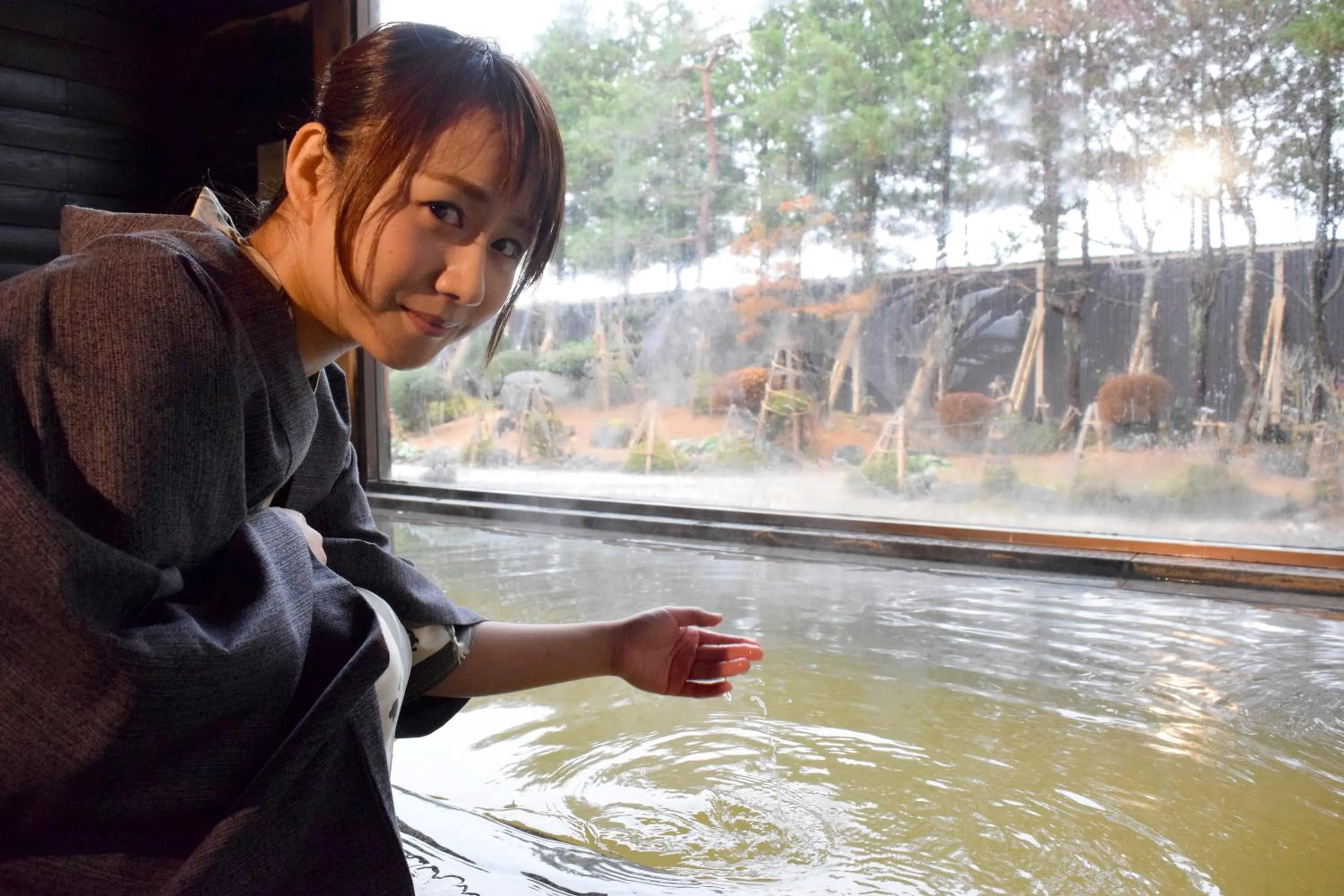 Staff in Onsen Yupopo