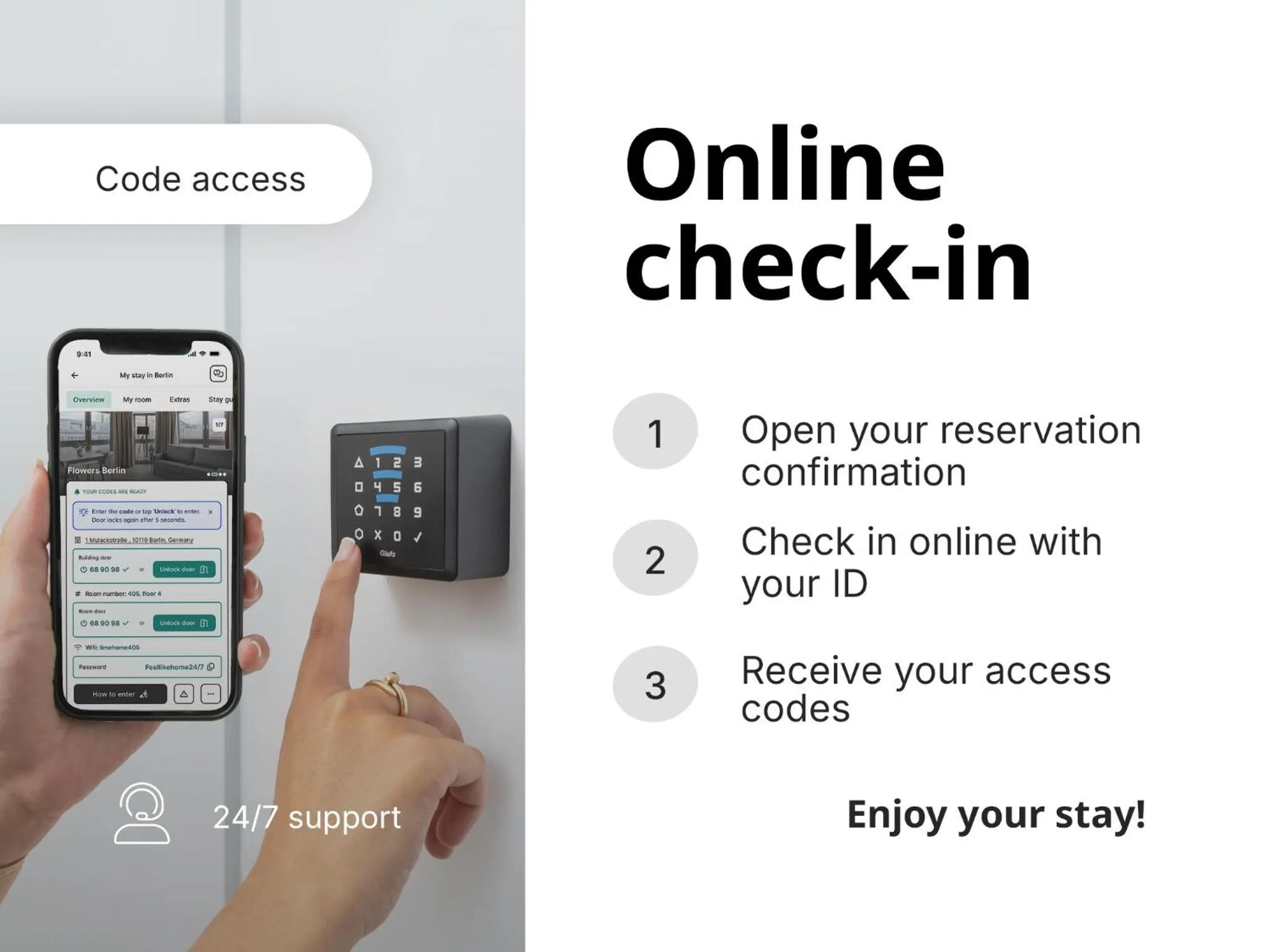 Property building in Herculano Stays Porto - Digital Access