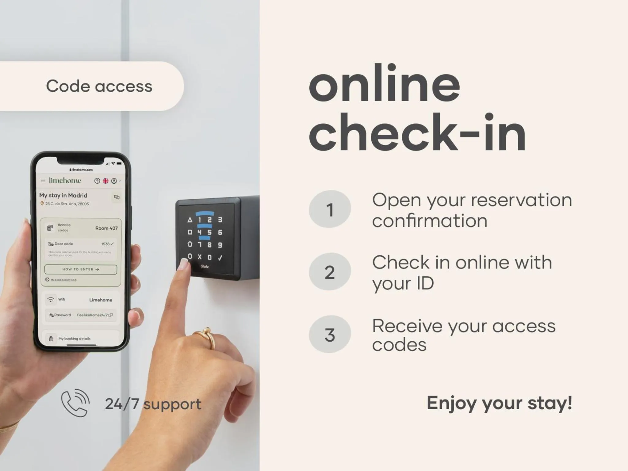 Twin Room in Herculano Stays Porto - Digital Access