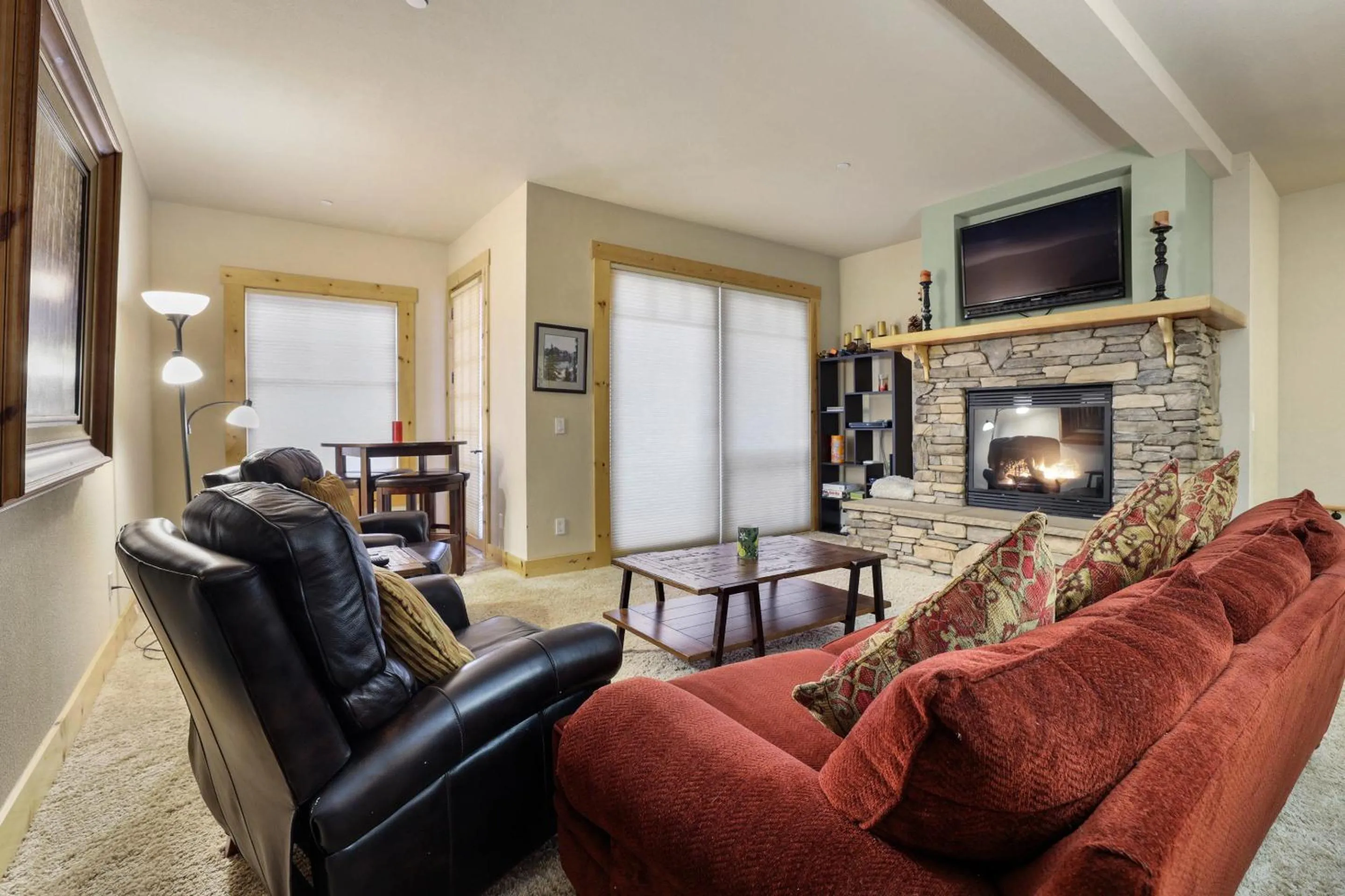 Living room in Kirkwood Mountain Resort Properties