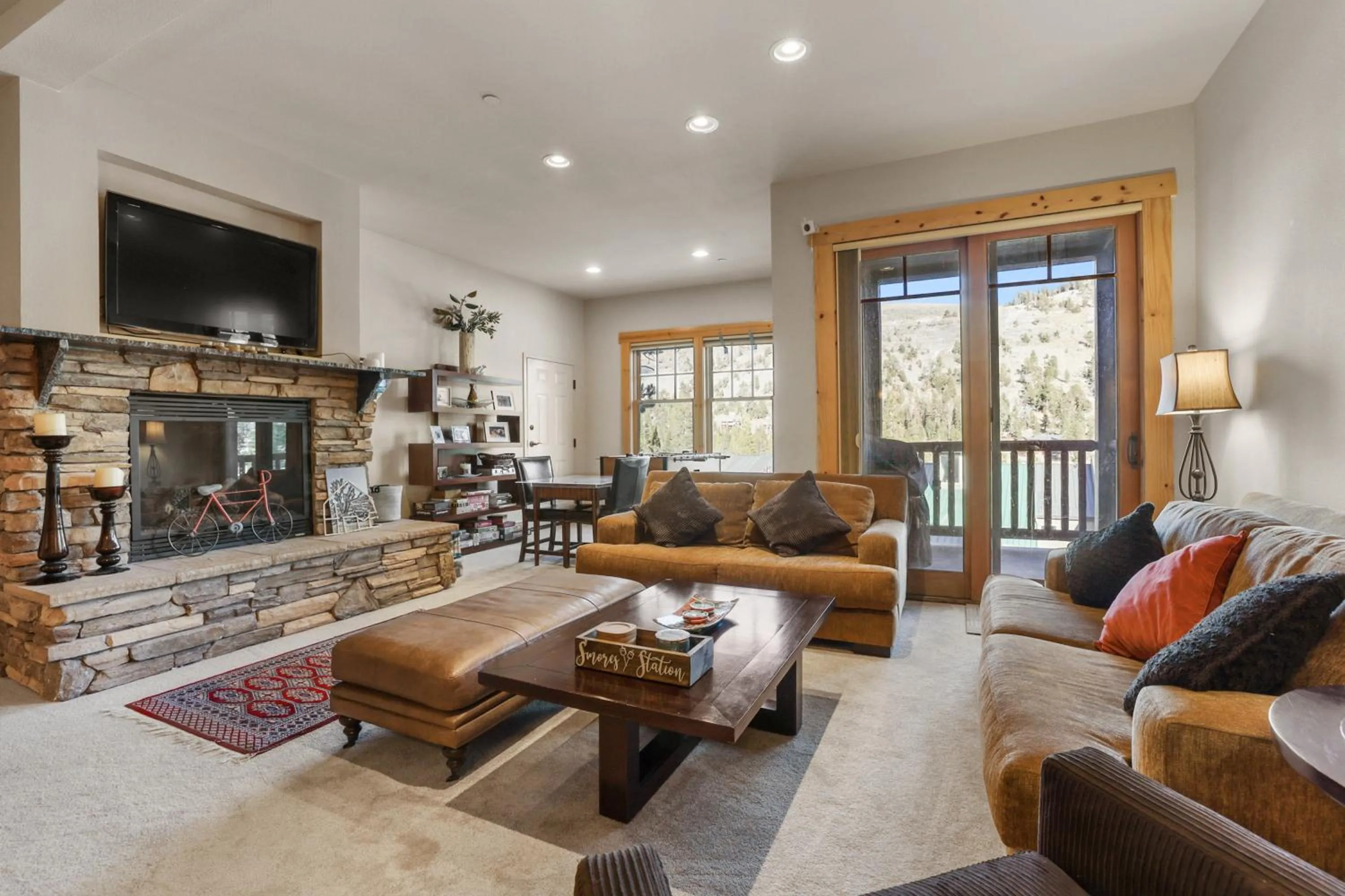 Living room in Kirkwood Mountain Resort Properties