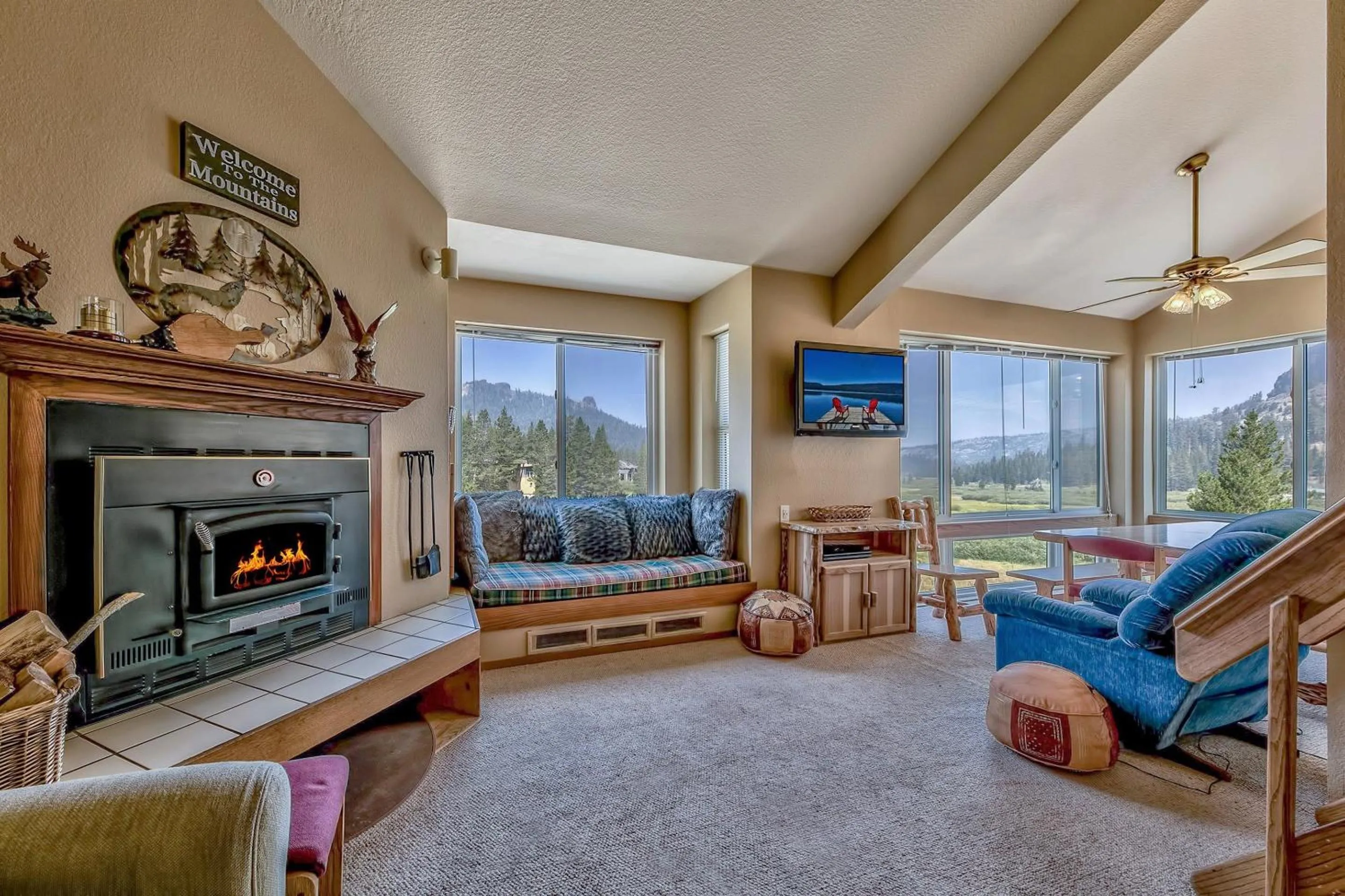 Living room in Kirkwood Mountain Resort Properties