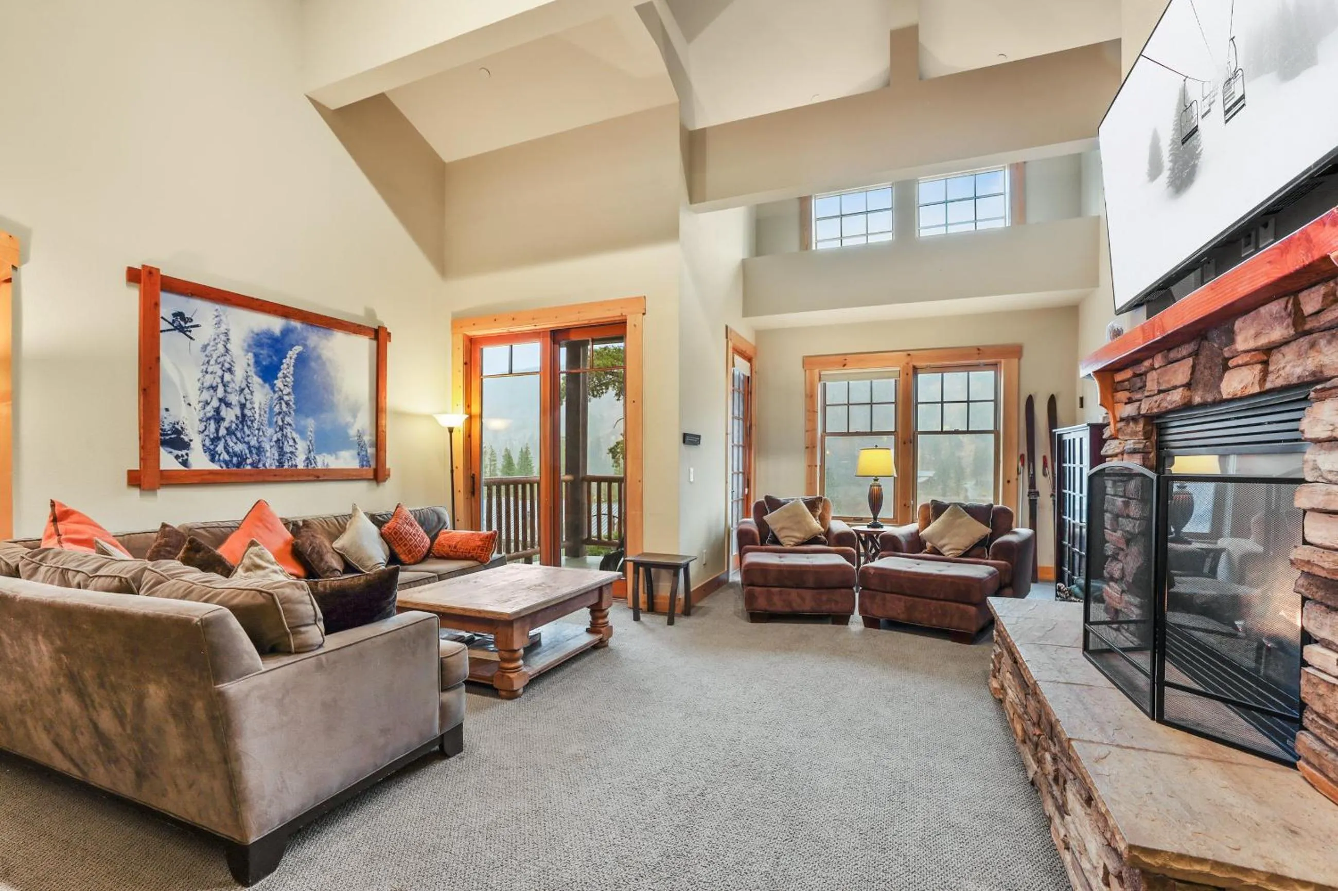 Living room in Kirkwood Mountain Resort Properties