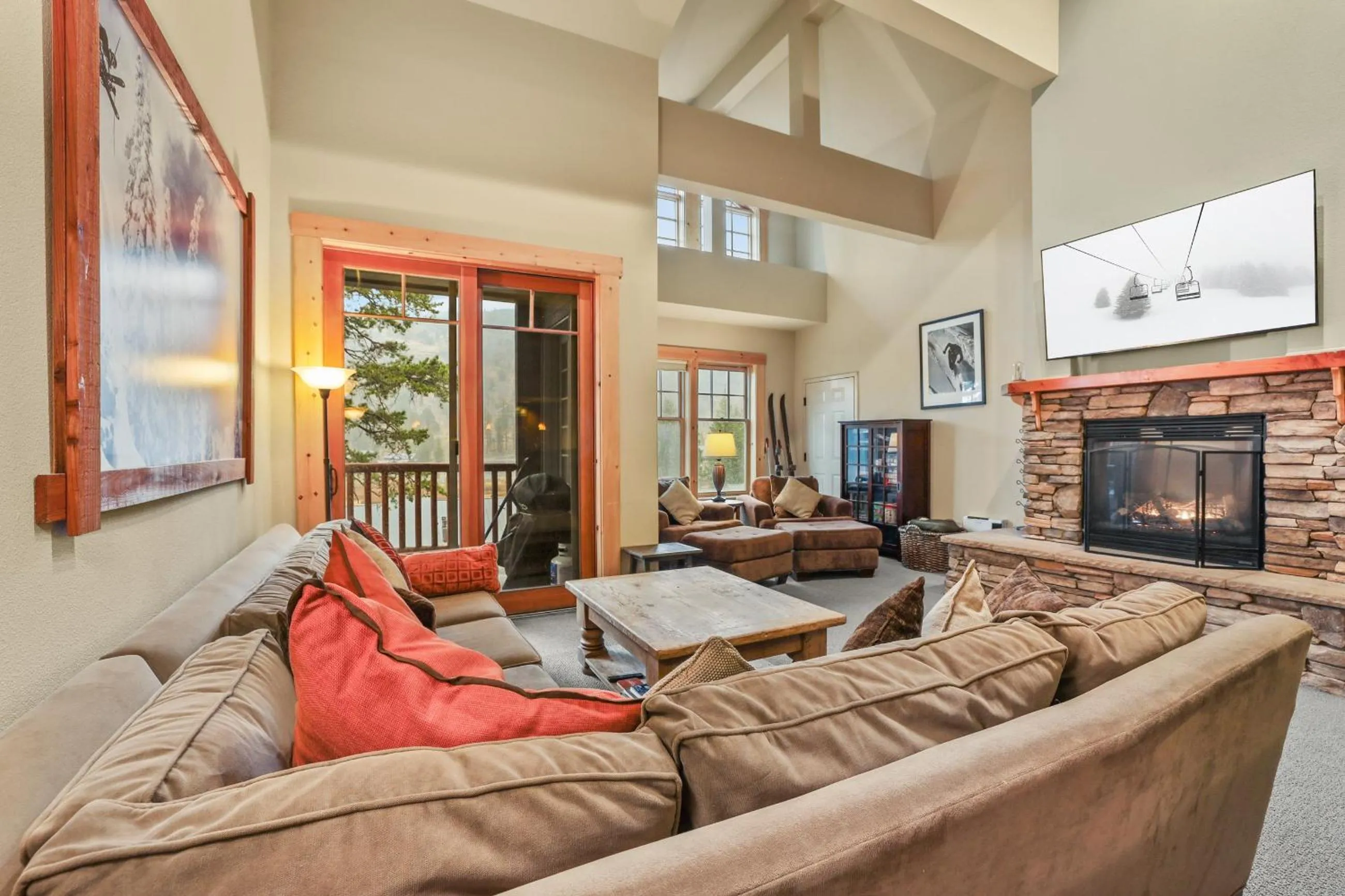 Living room in Kirkwood Mountain Resort Properties