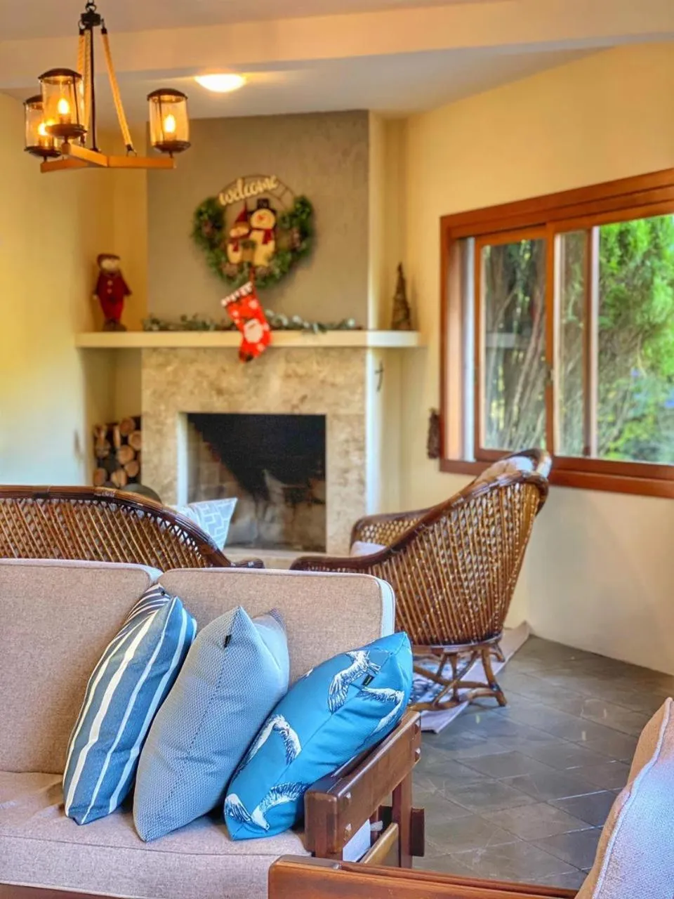 Living room in Pousada Flor De Canela