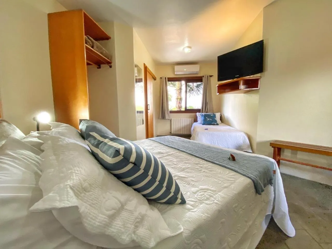 Bed in Pousada Flor De Canela