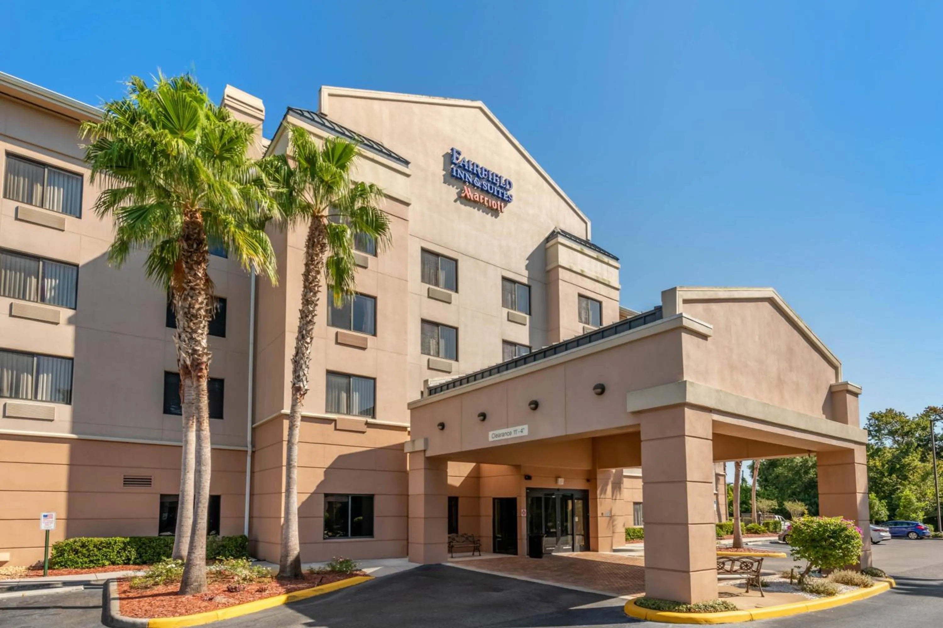 Property building in Fairfield Inn and Suites Holiday Tarpon Springs