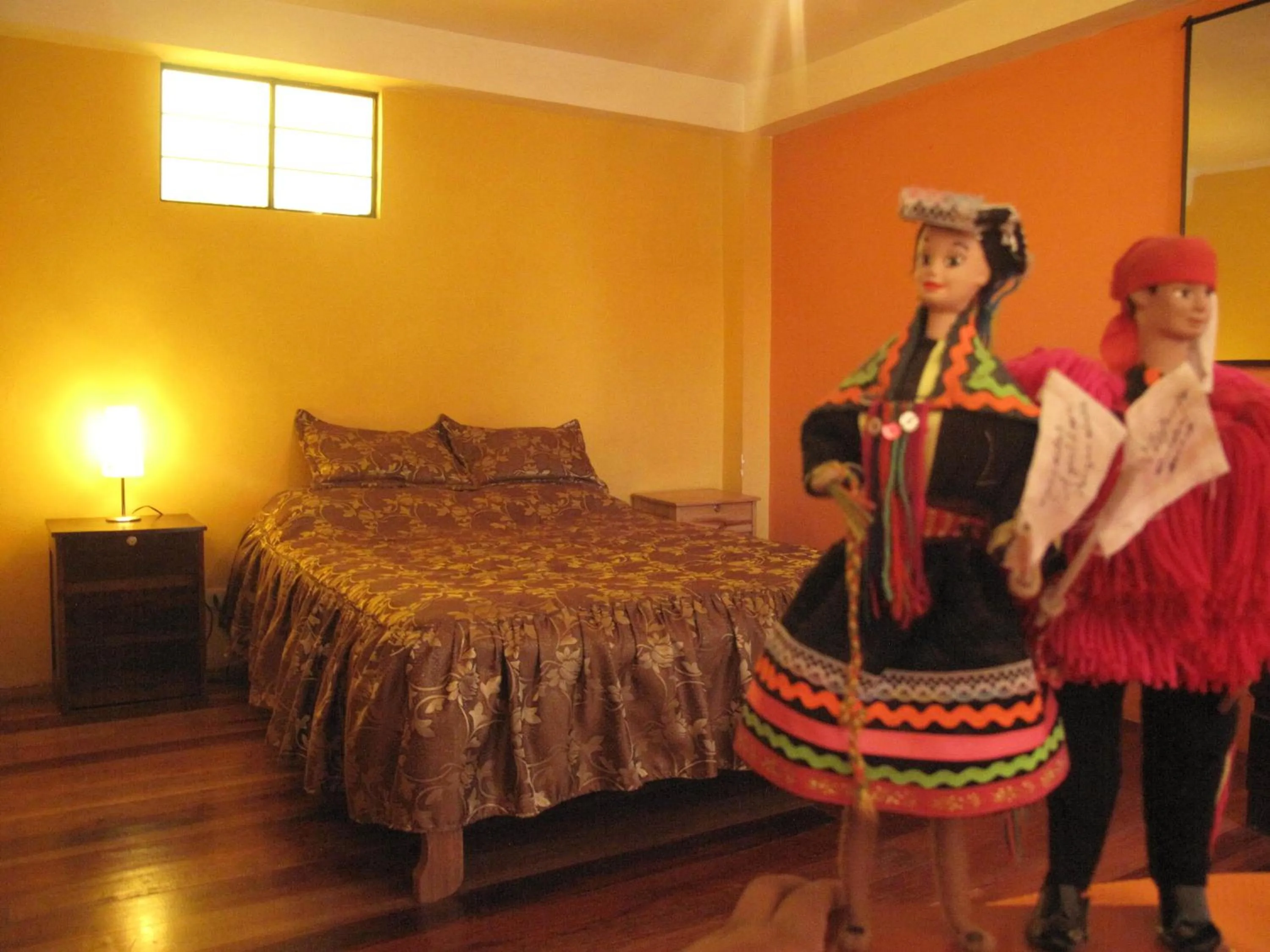 Photo of the whole room, Bed in Casa de Mama Cusco 2-The Ecohouse