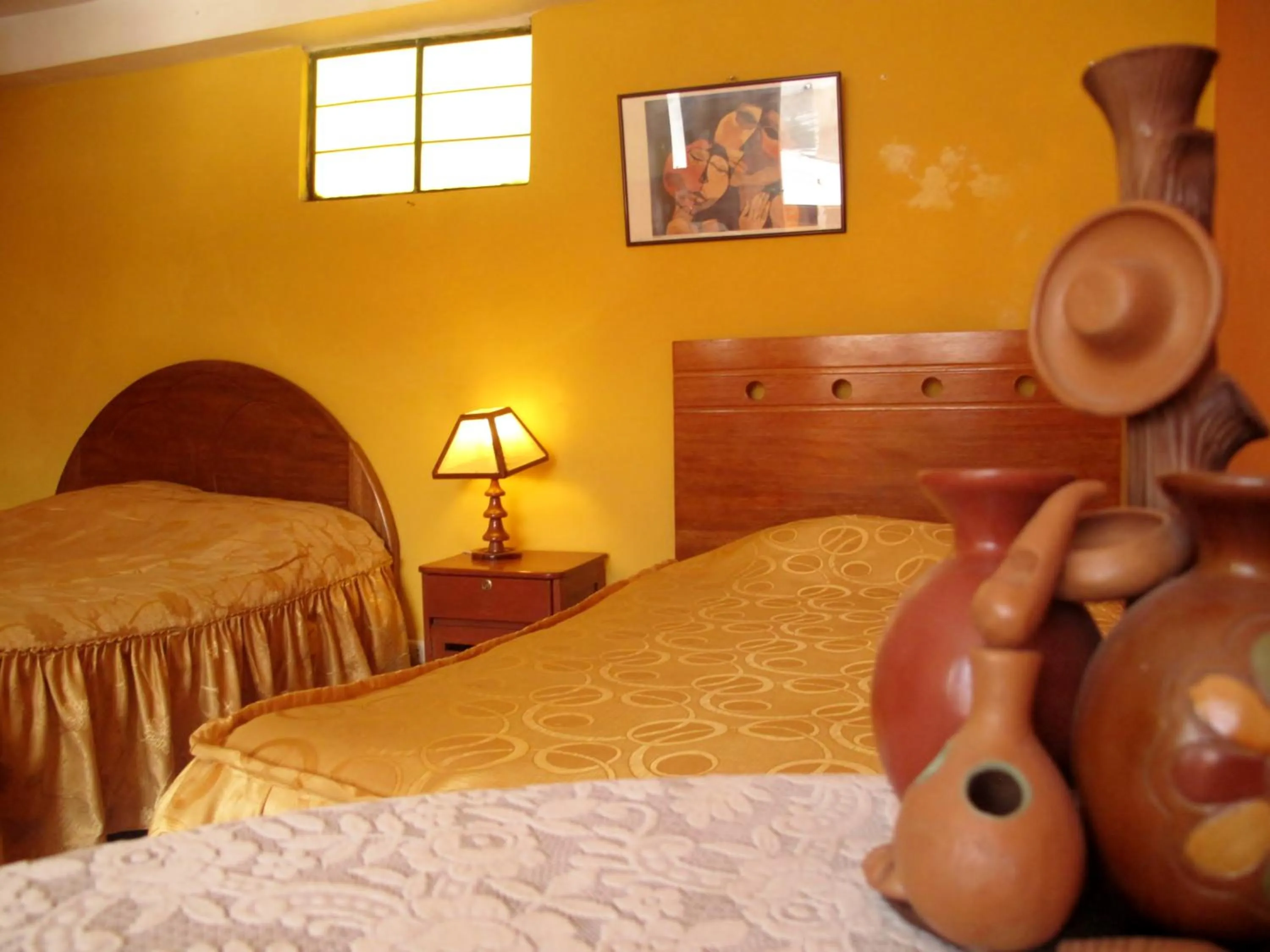 Photo of the whole room, Bed in Casa de Mama Cusco 2-The Ecohouse