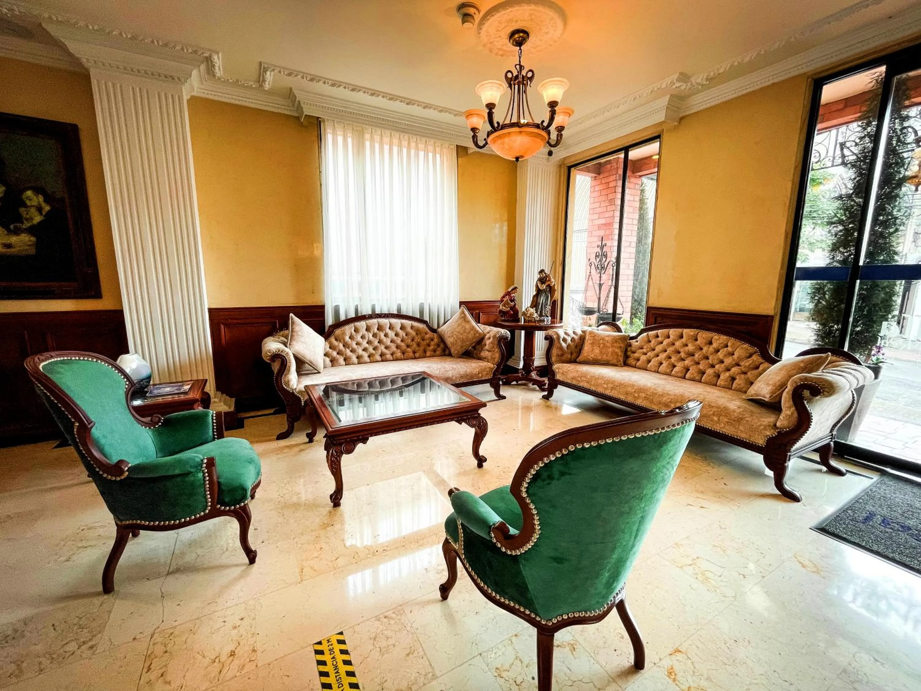 Lobby or reception in Hotel Castilla Real