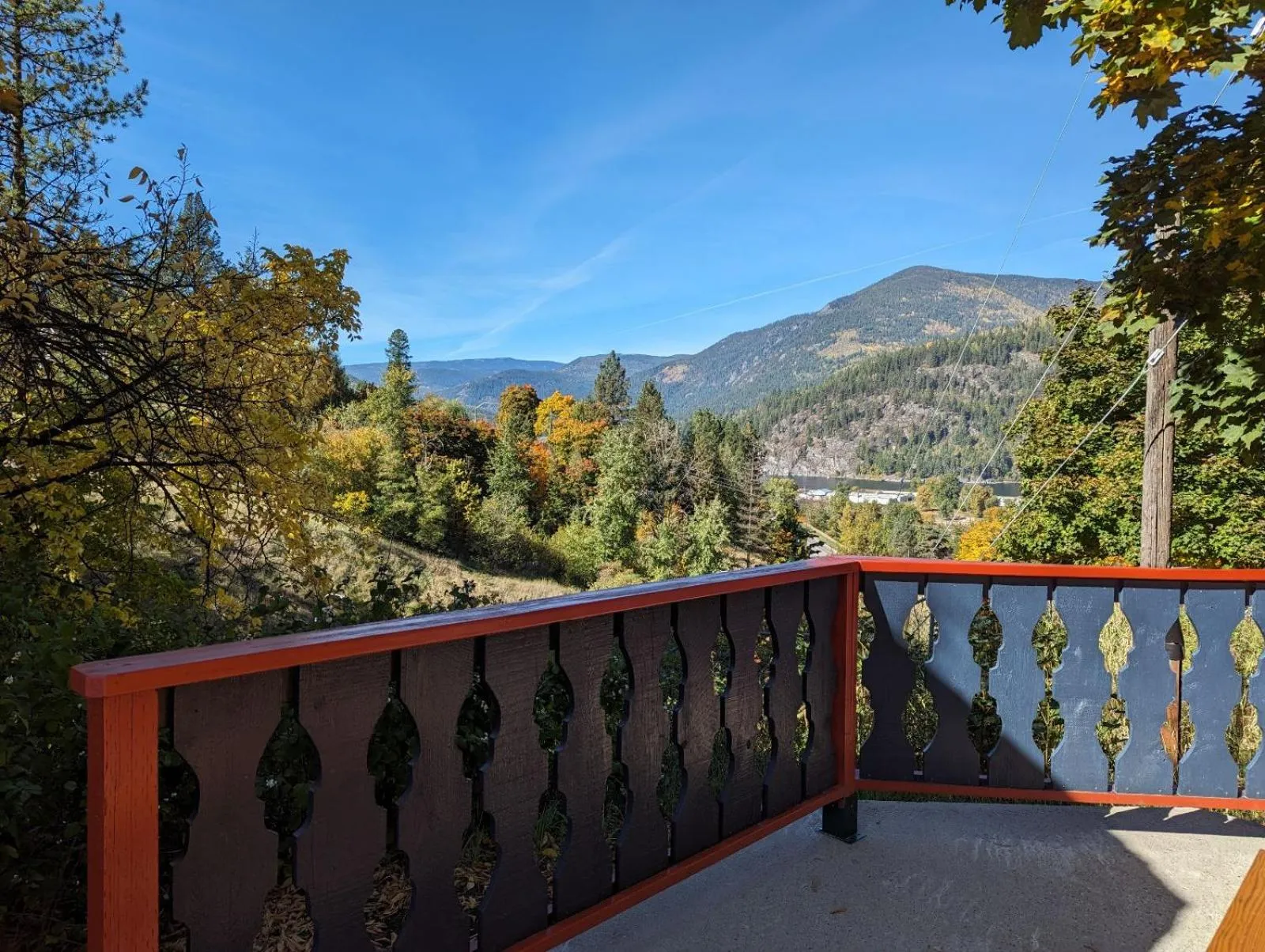 Patio in Alpine Inn & Suites