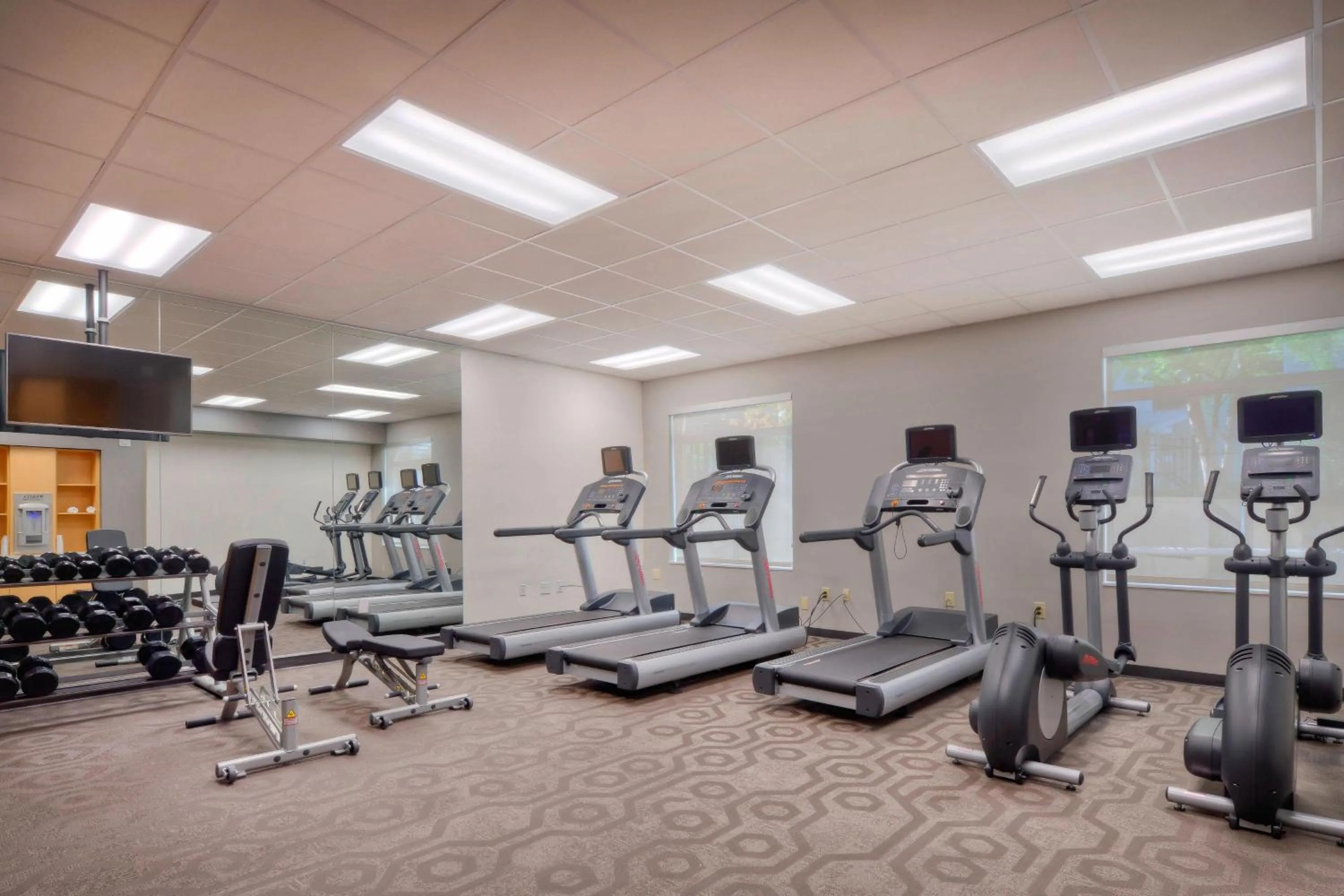 Fitness centre/facilities in Fairfield Inn & Suites by Marriott Winston-Salem Downtown