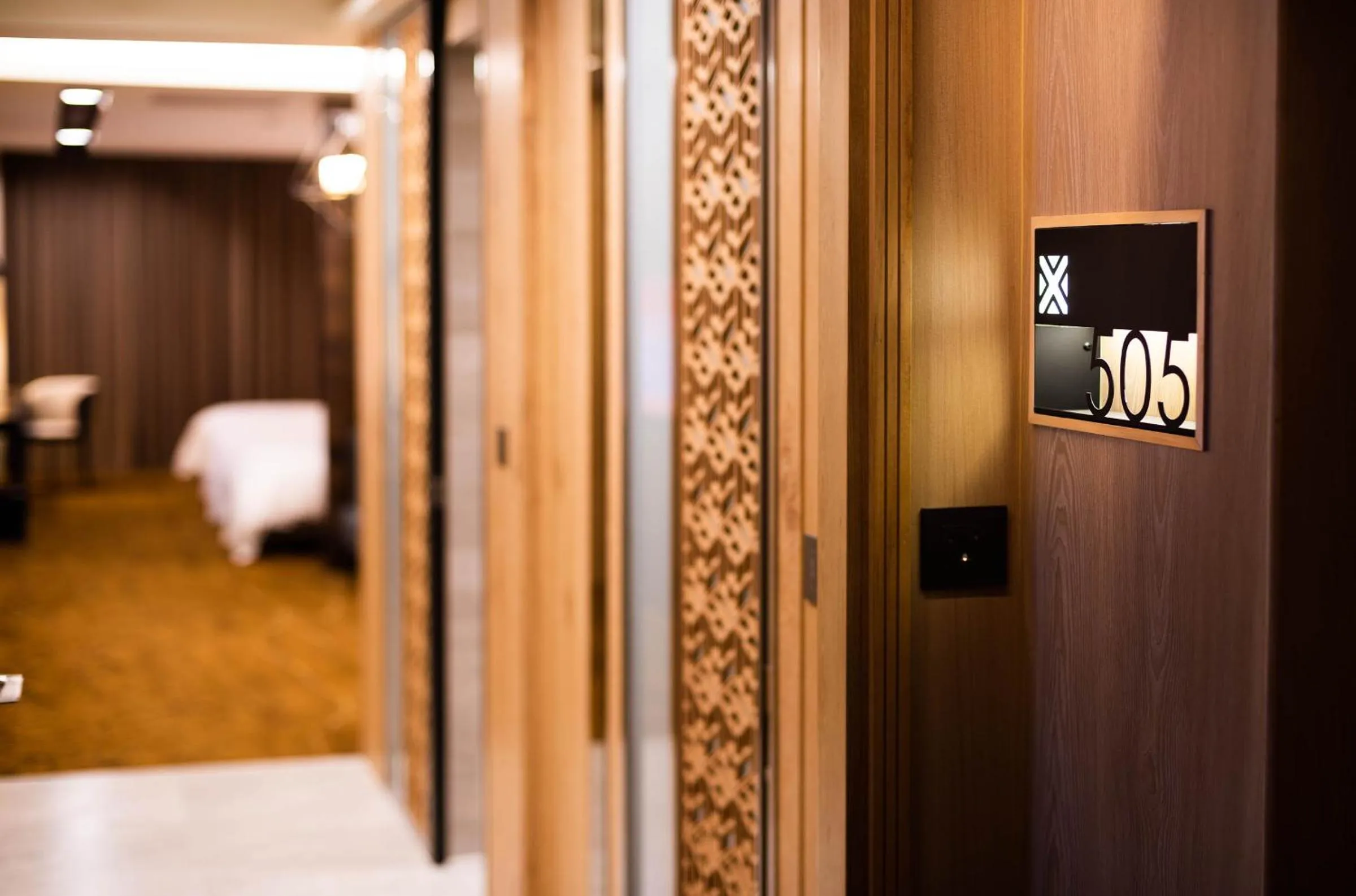 Decorative detail in Hotel Château Anping