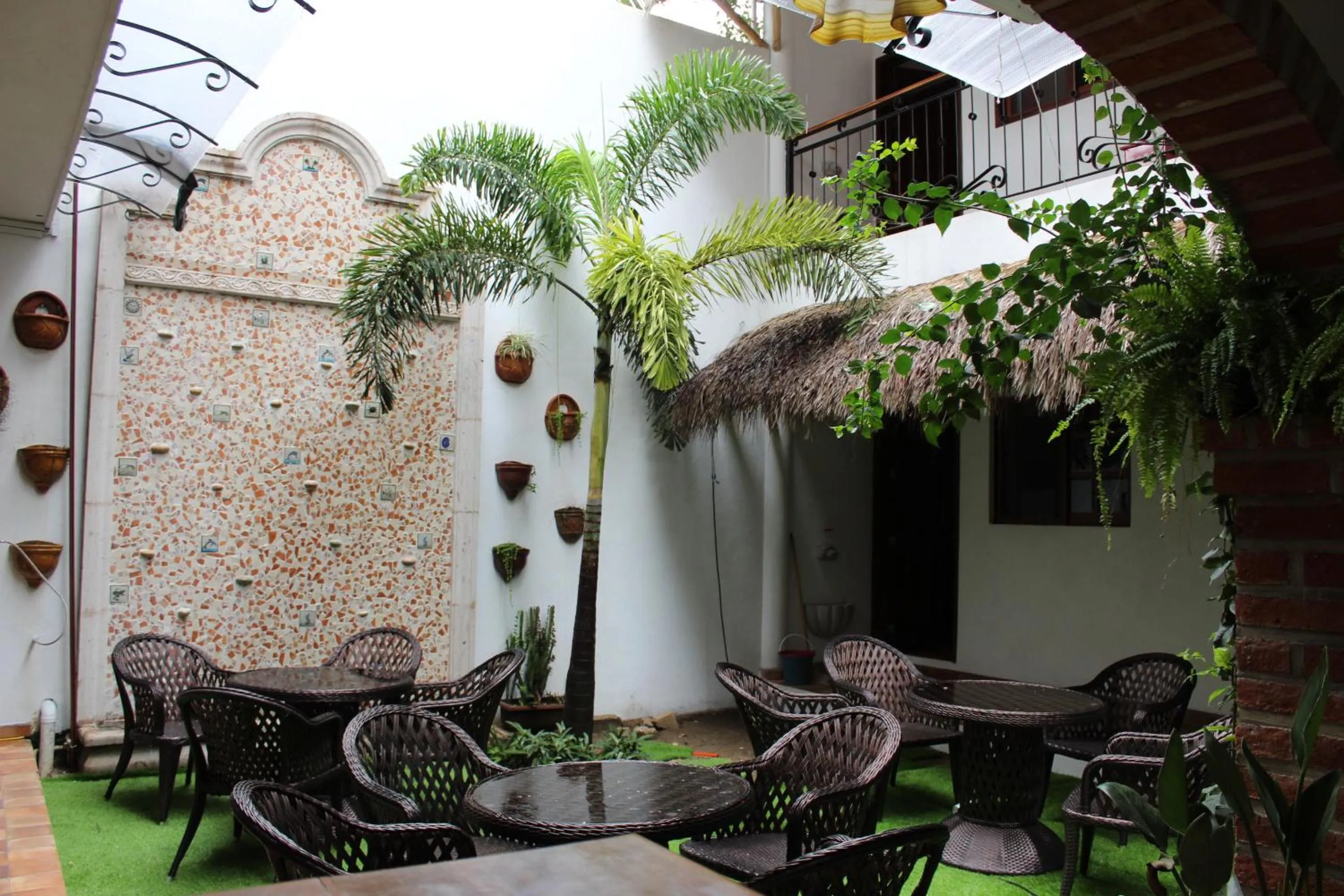 Patio in Villas Amalia Hotel