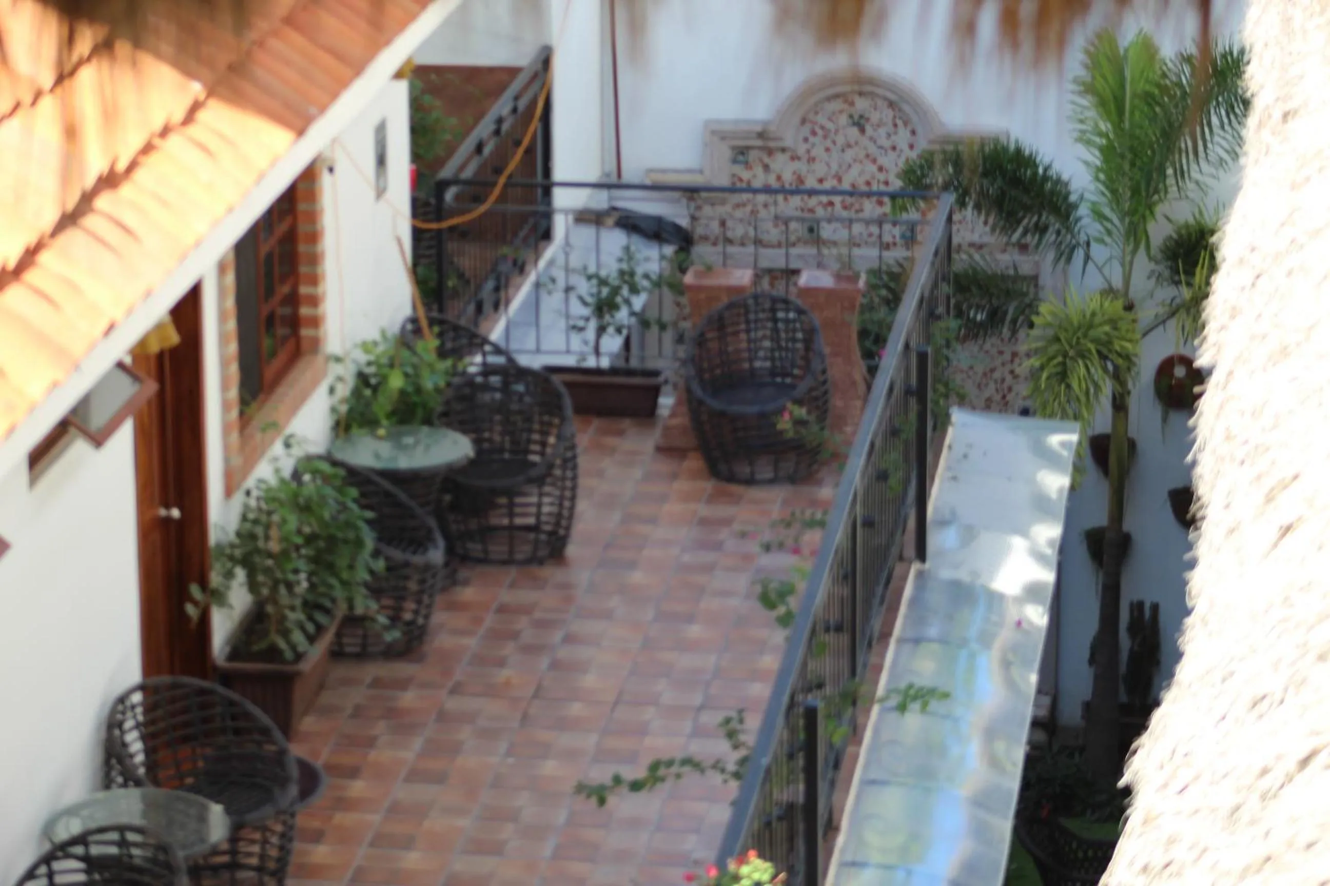 Balcony/Terrace in Villas Amalia Hotel