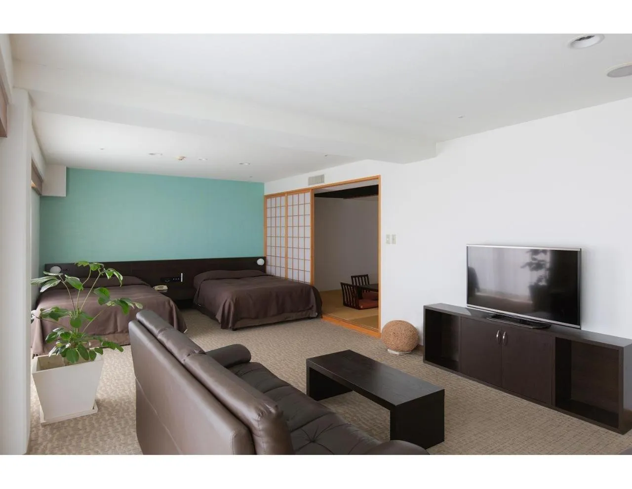 Living room in EM Wellness Kurashinohakko Lifestyle Resort