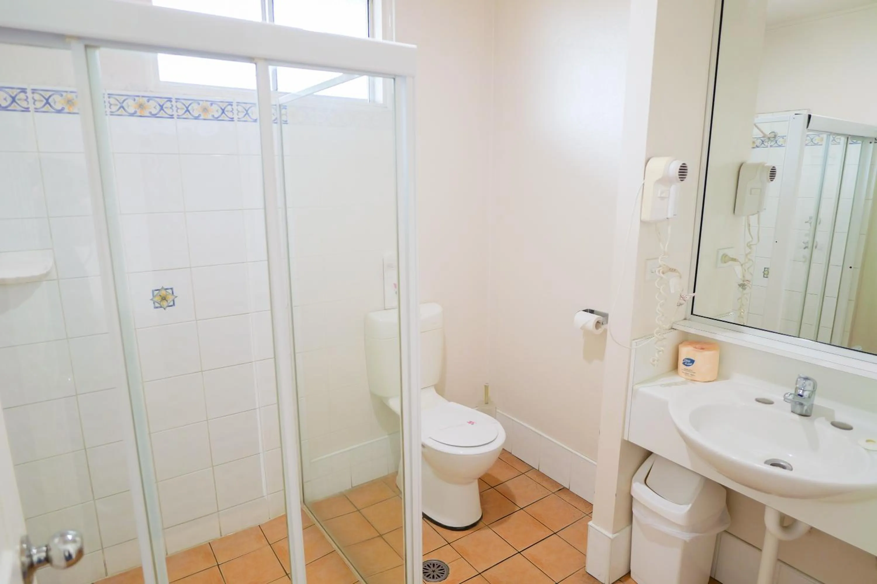 Bathroom in Abbotsleigh Motor Inn