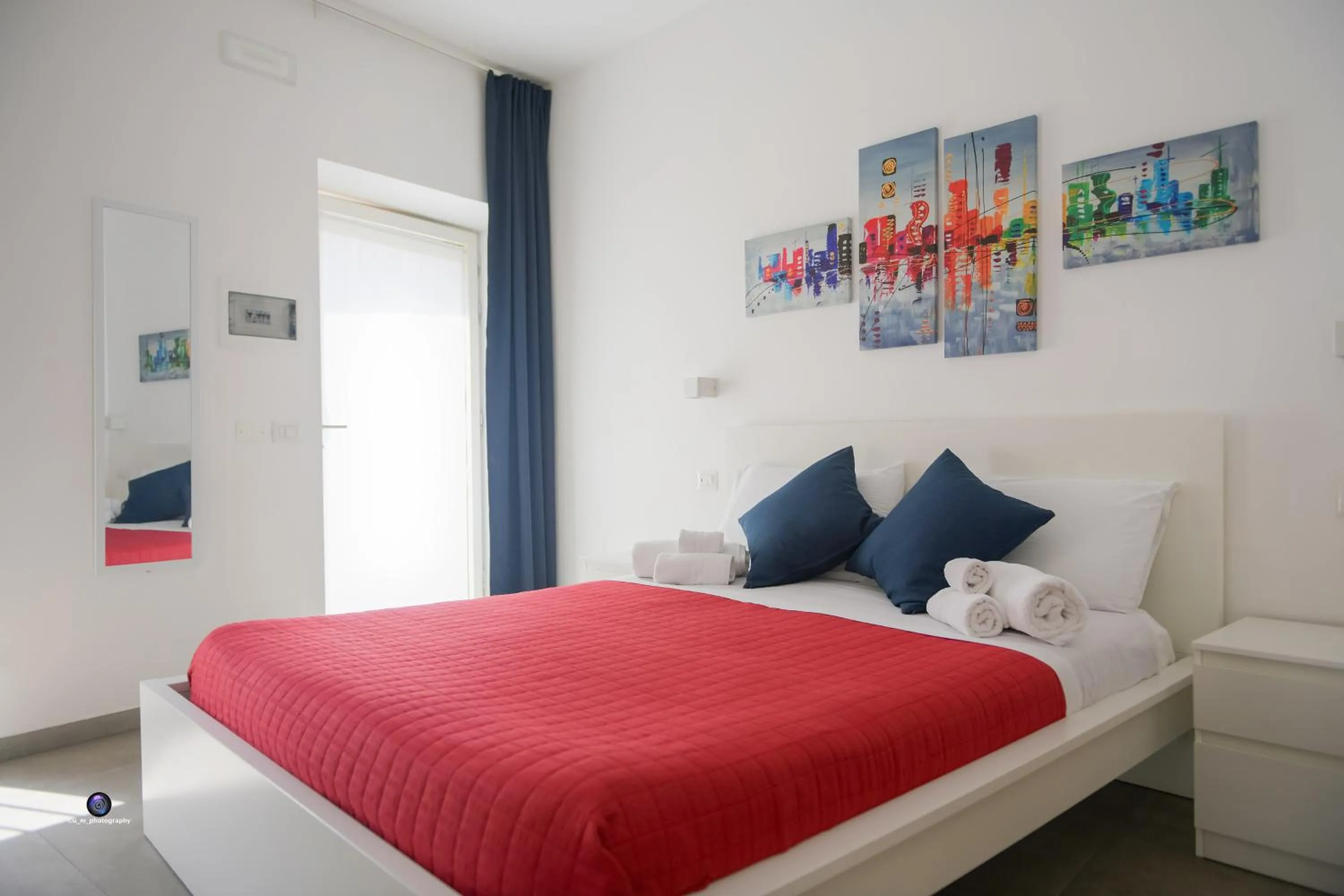 Bed in Palazzo Verdi Holiday Viterbo