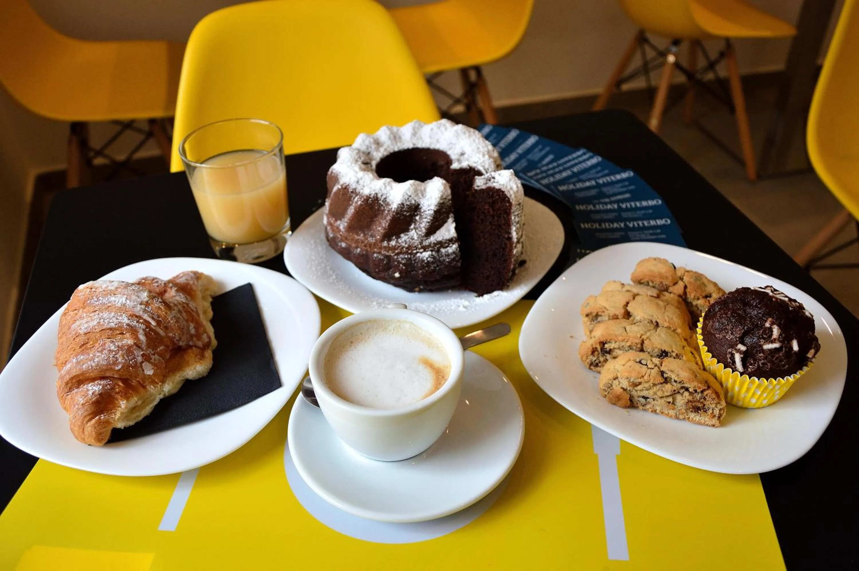 Italian breakfast in Palazzo Verdi Holiday Viterbo