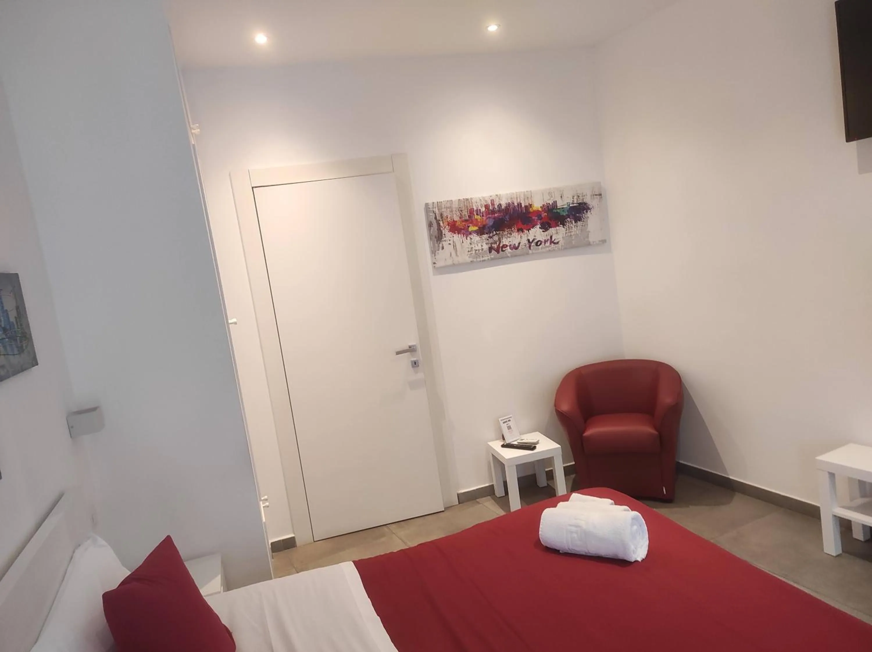 Bed in Palazzo Verdi Holiday Viterbo