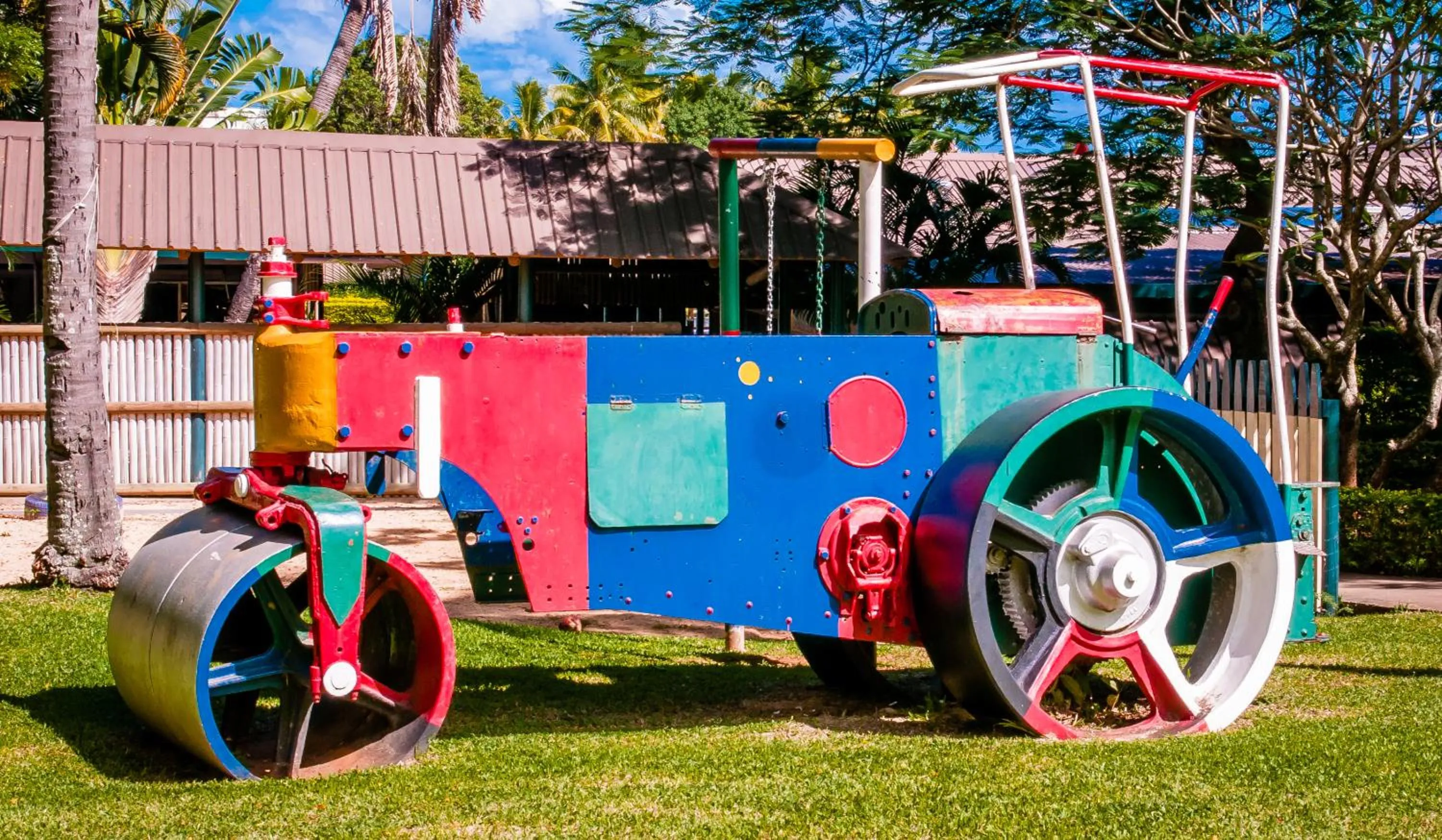 Children play ground in Tanoa Skylodge Hotel