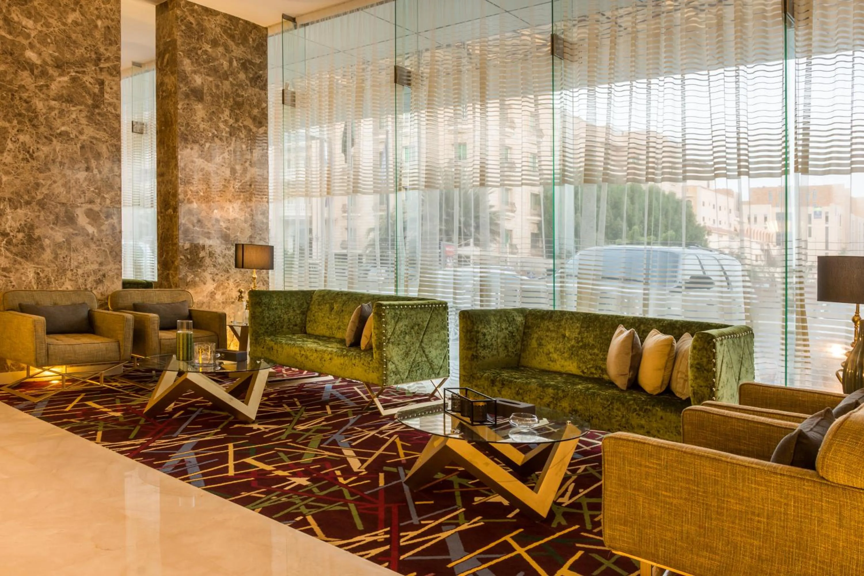Lobby or reception in Ewaa Express Hotel - Al Hamra