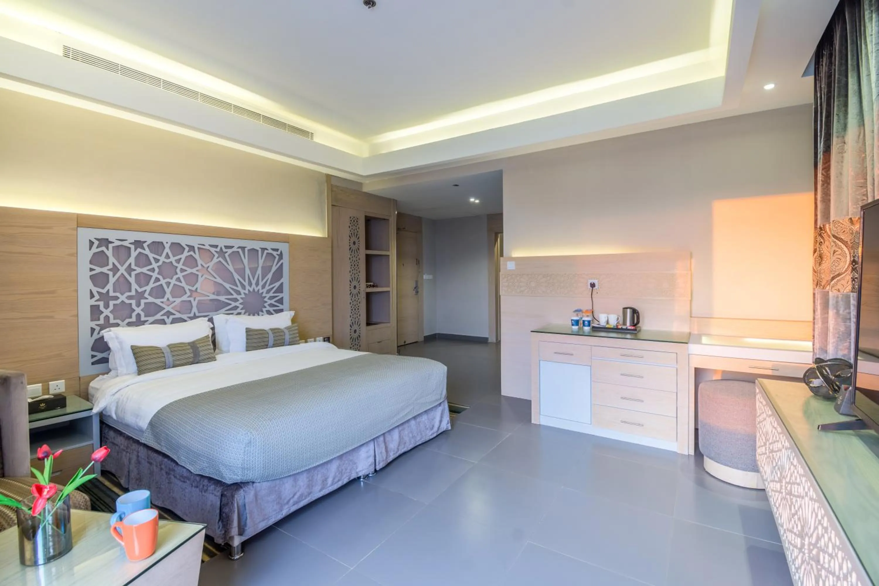 Photo of the whole room, Bed in Ewaa Express Hotel - Al Hamra