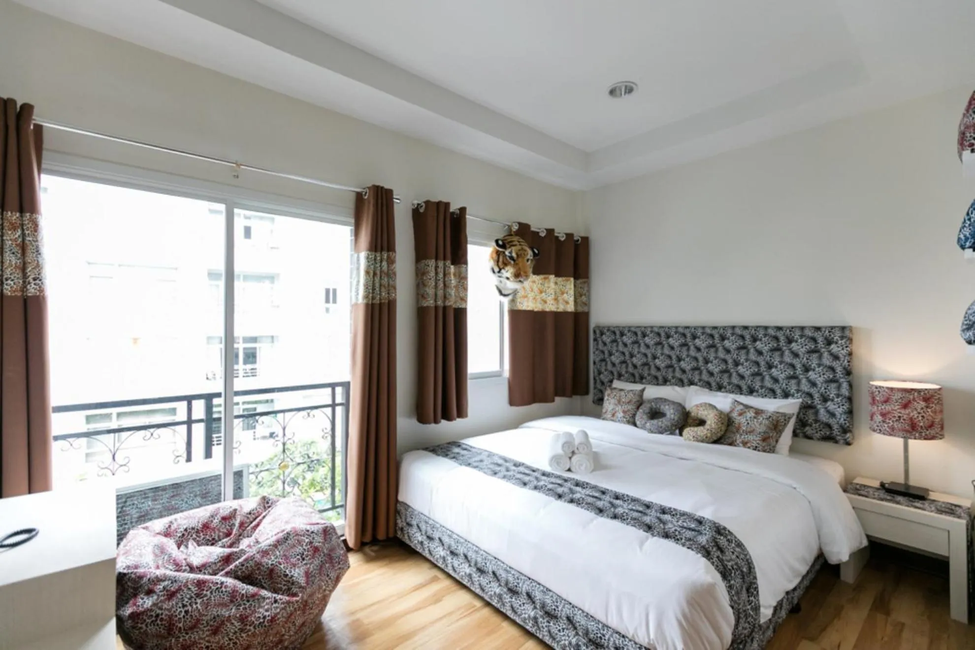 Bed in Bangkok River Loka Hotel