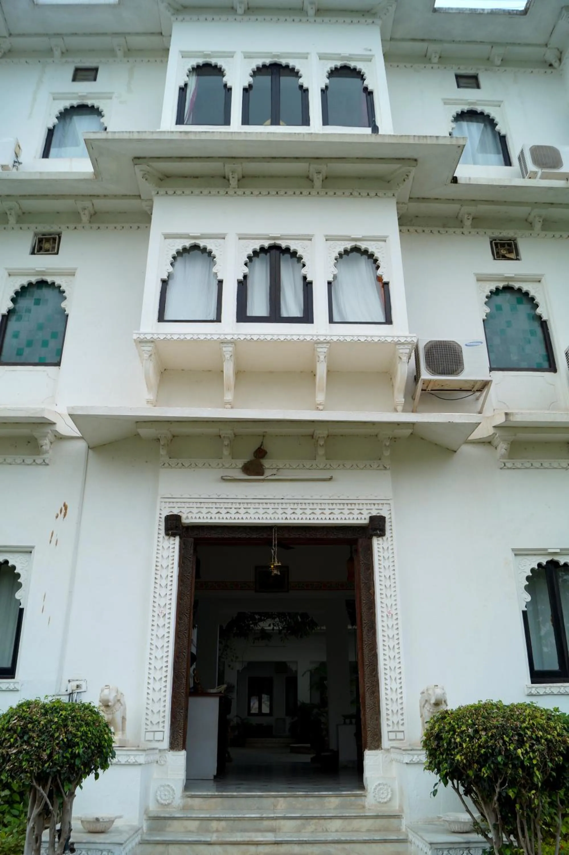 Facade/entrance in Karohi Haveli - A Heritage Hotel