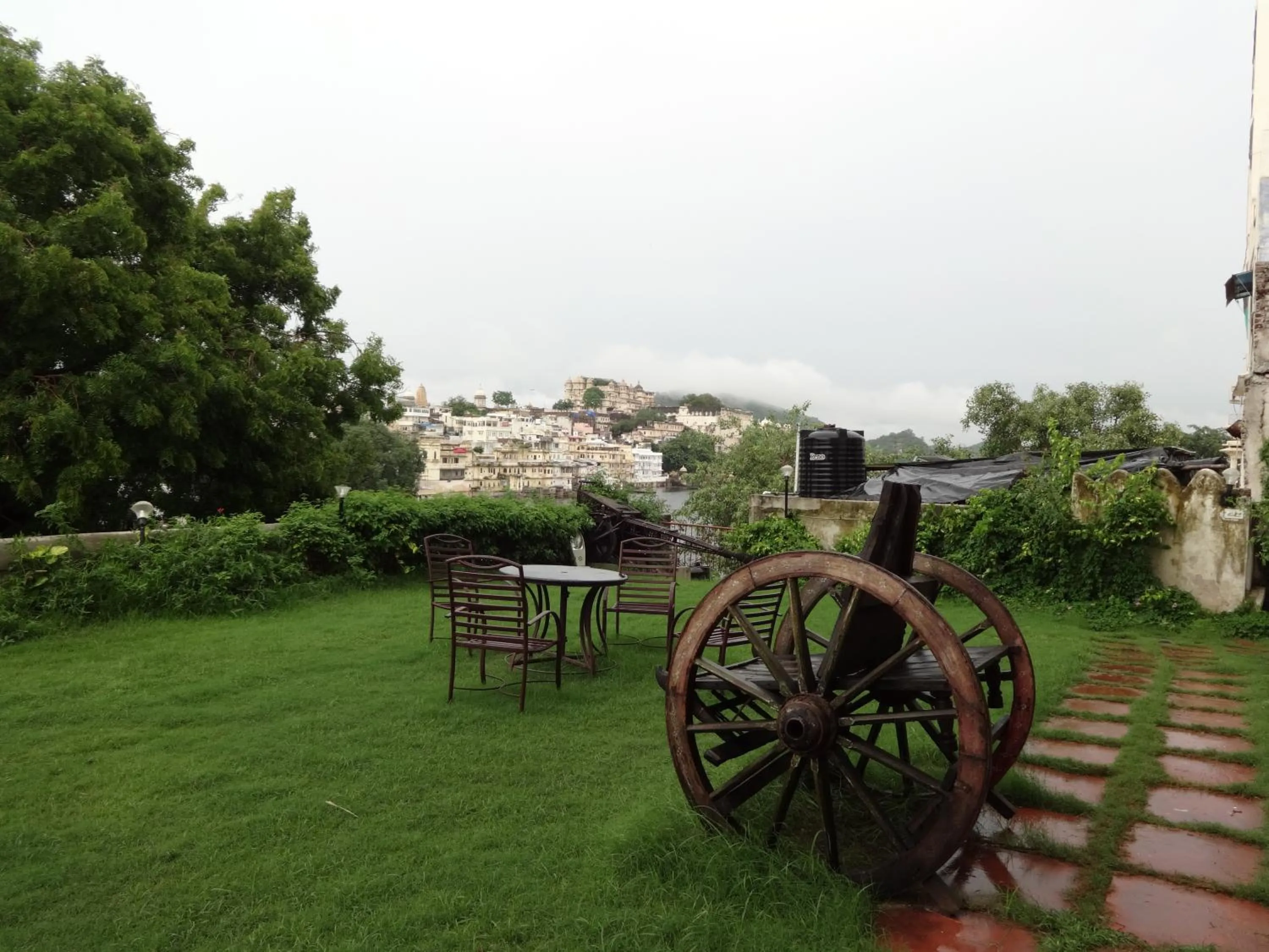 Garden in Karohi Haveli - A Heritage Hotel