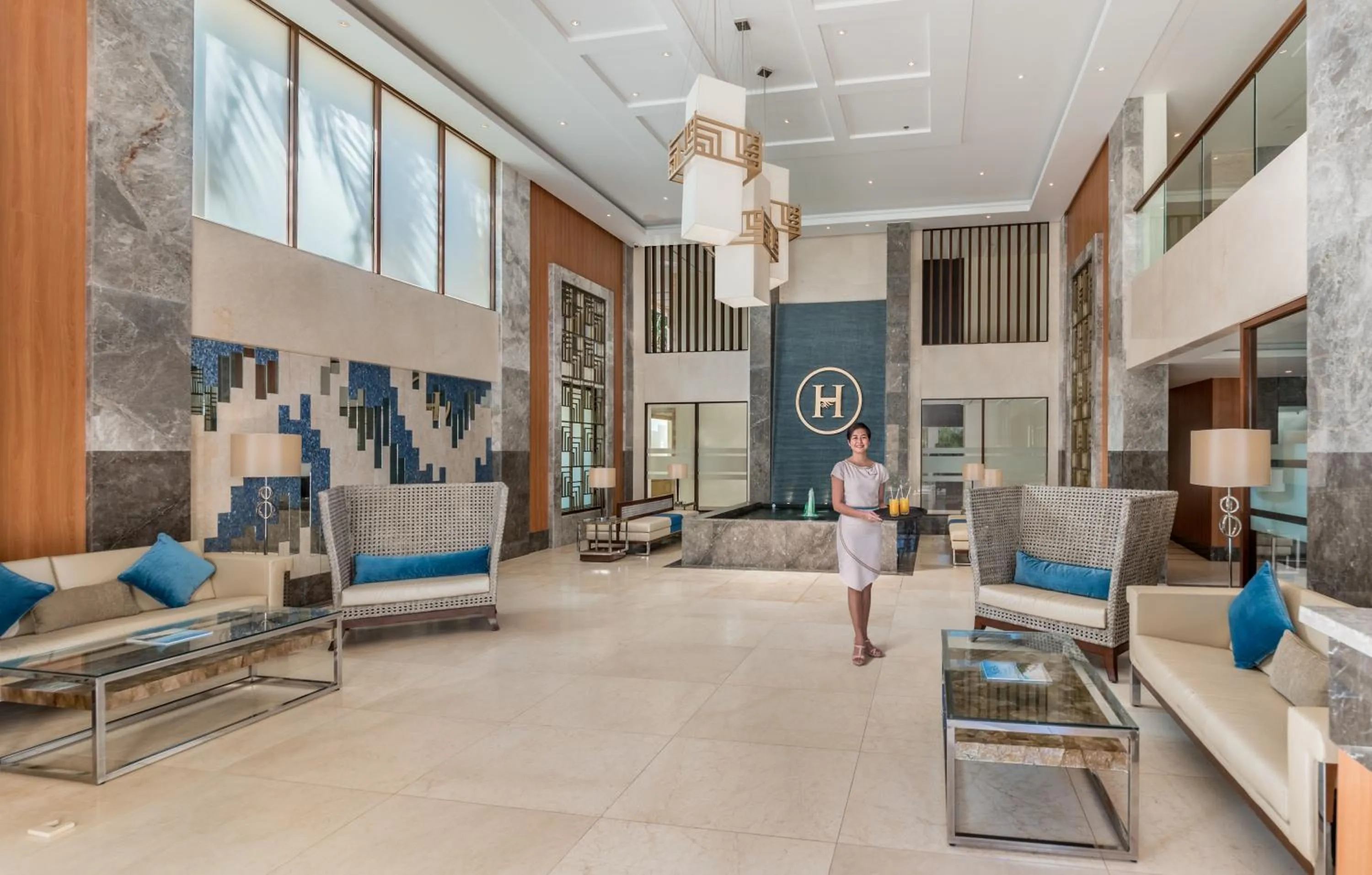 Seating area in Henann Palm Beach Resort