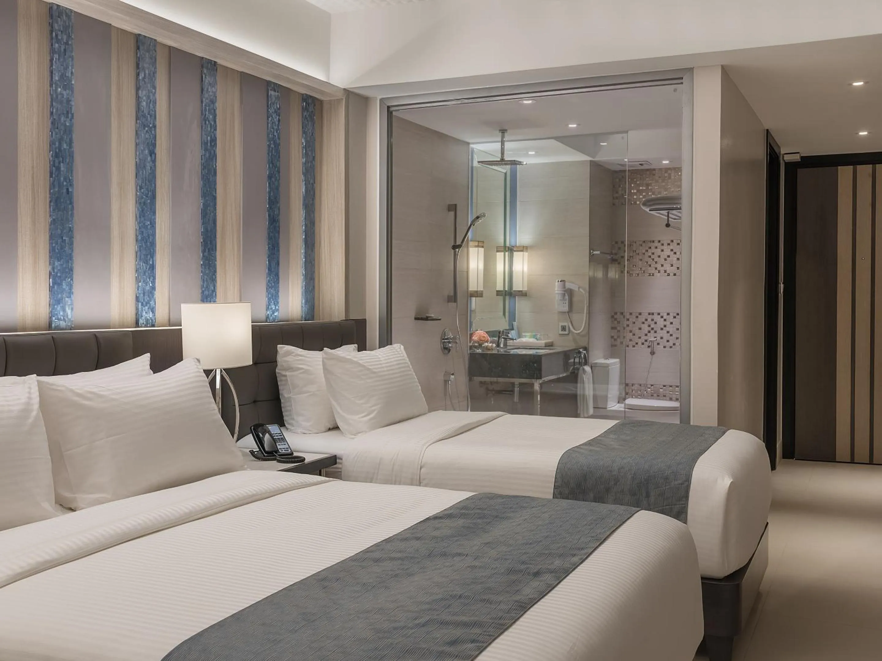 Bed in Henann Palm Beach Resort