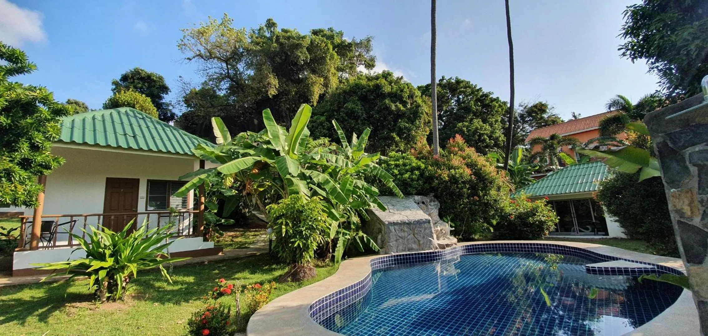 Pool view in Green Canyon Resort