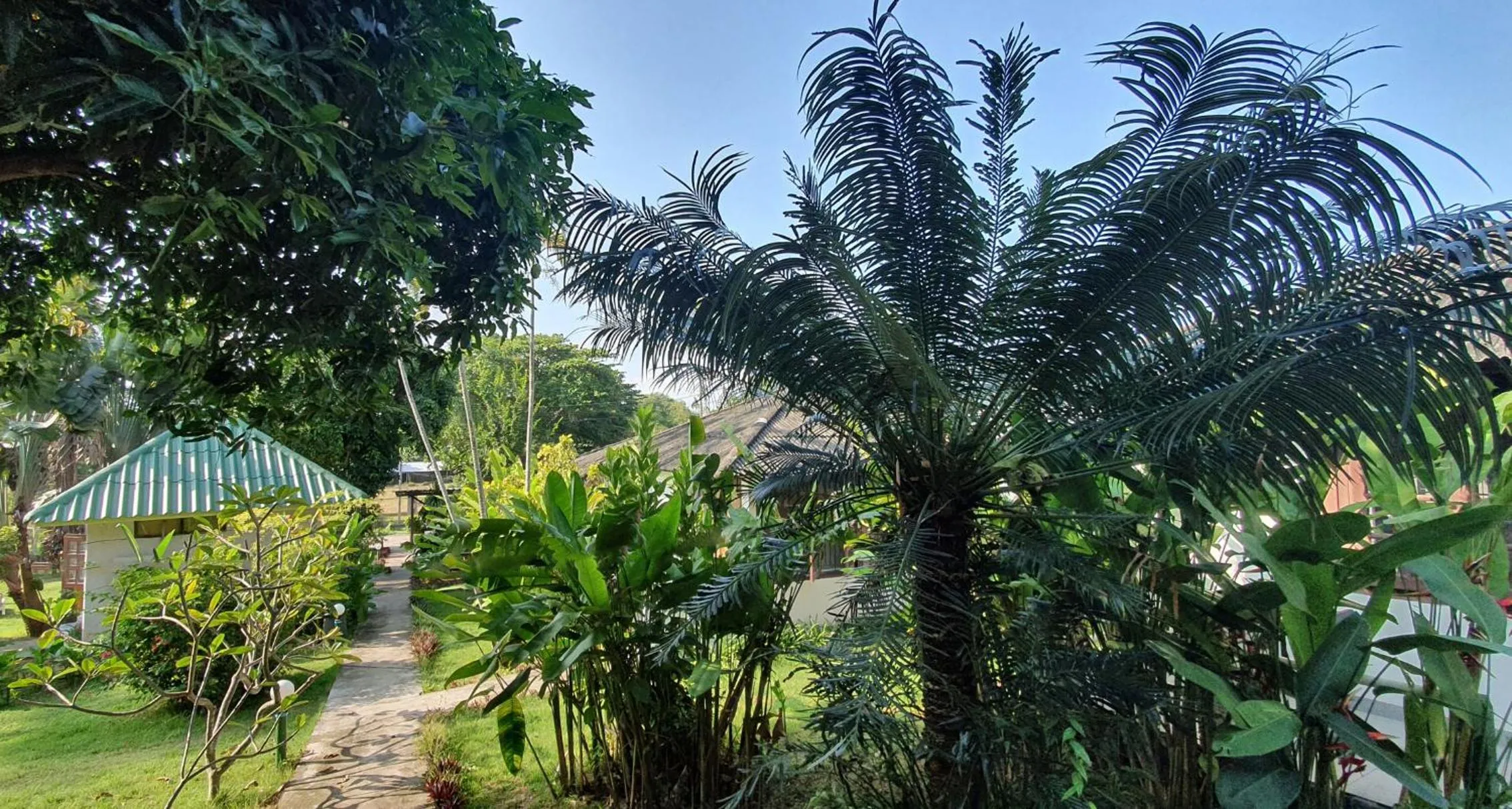 Garden view in Green Canyon Resort