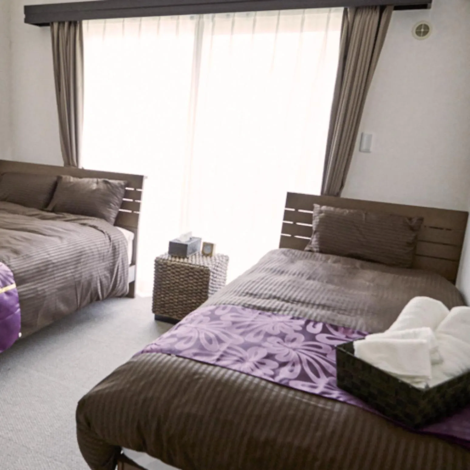 Bed in Scallop Beach Condominium