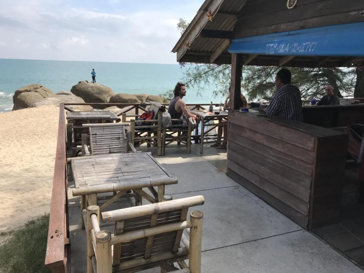 Balcony/Terrace in Paradise Lamai Bungalow