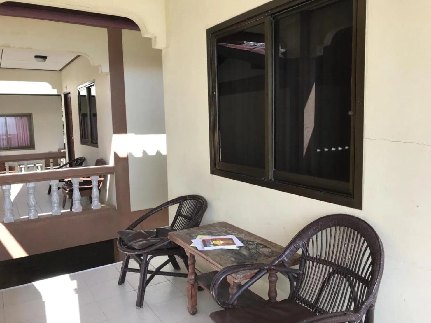 Balcony/Terrace in Paradise Lamai Bungalow