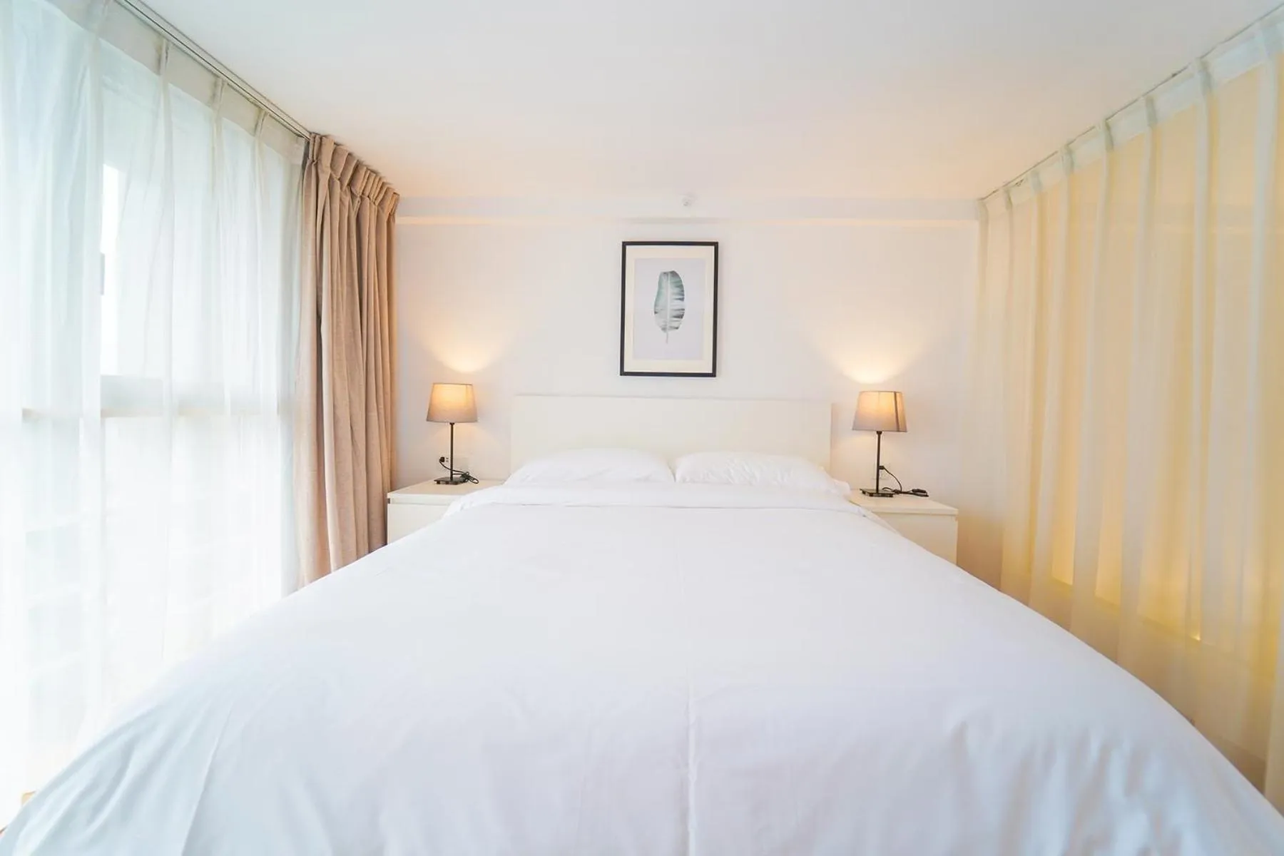 Bedroom, Bed in Lujiazui More Residence