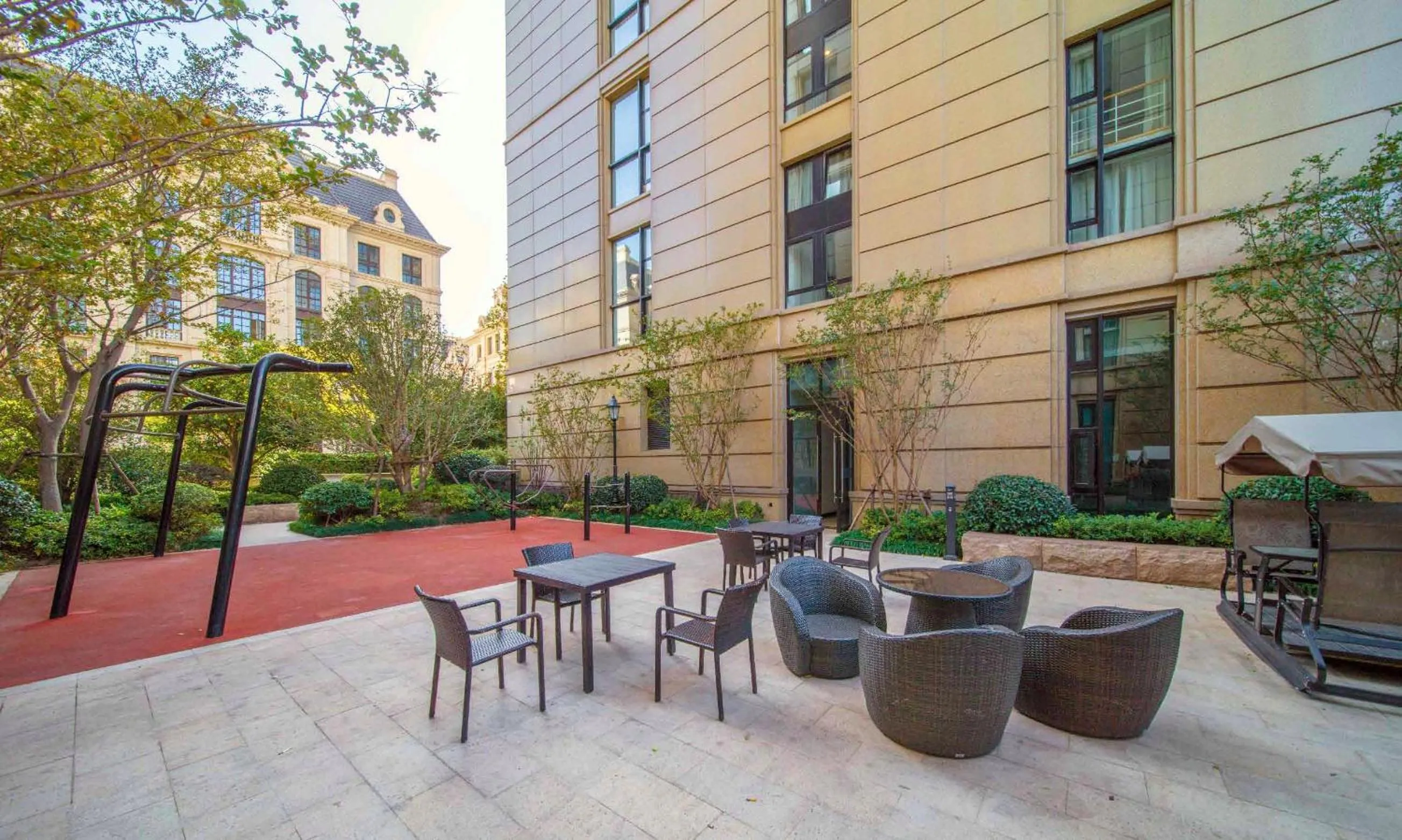 Seating area in Lujiazui More Residence