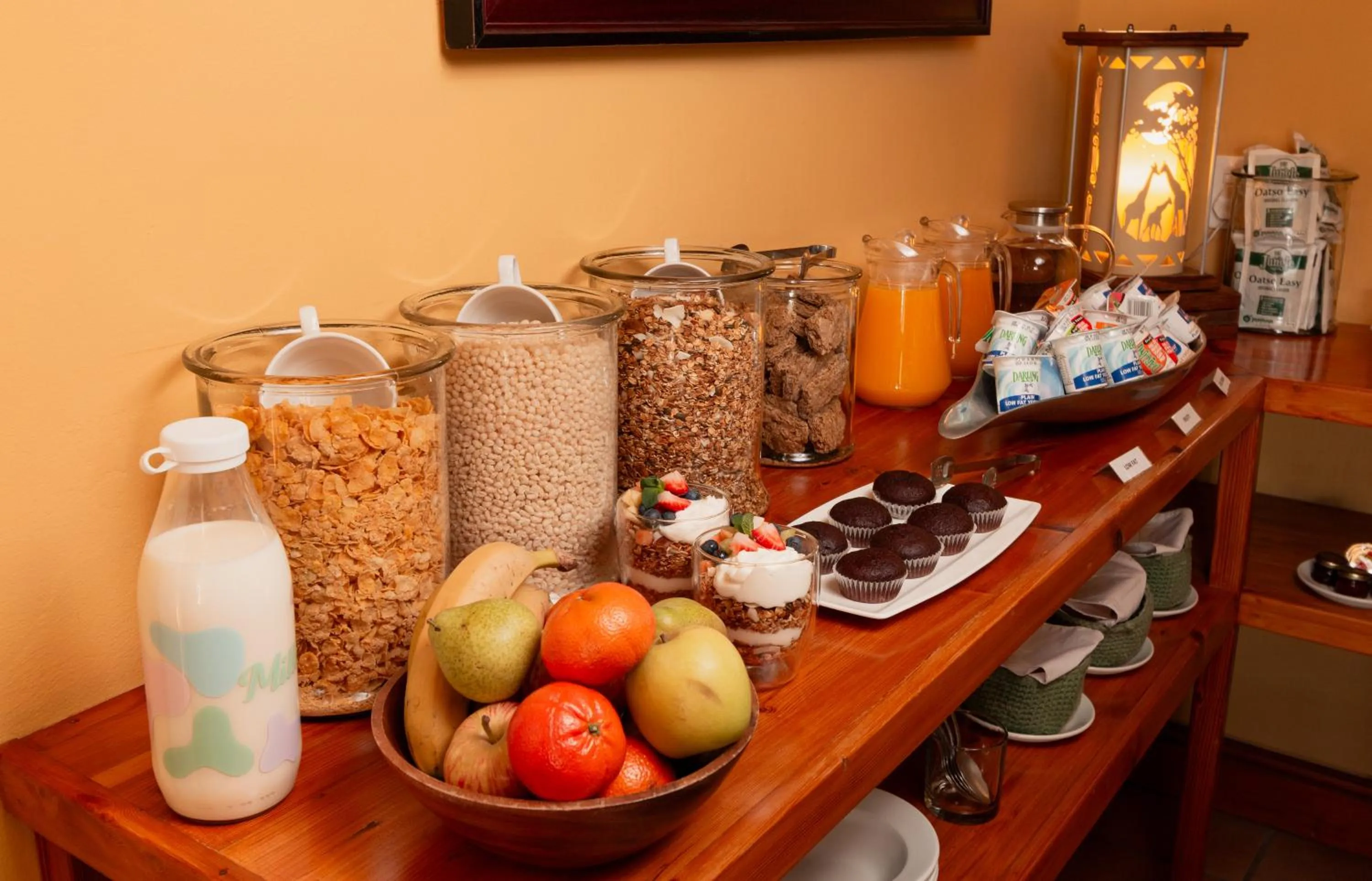 Buffet breakfast in 88 Baron van Reede Guesthouse