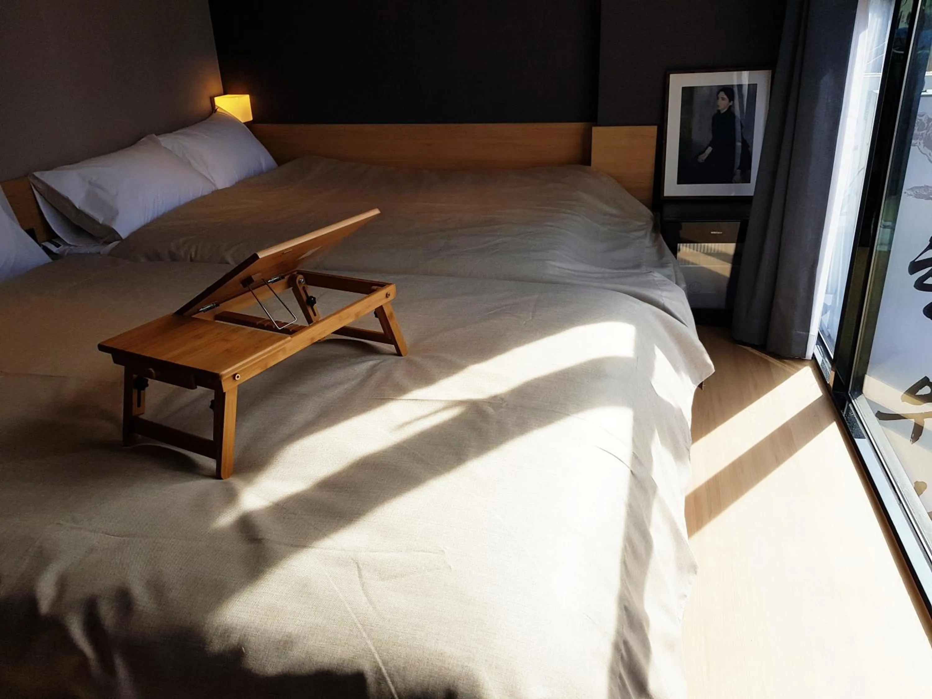 Decorative detail, Bed in Artravel Myeongdong